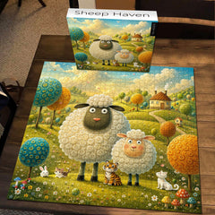Sheep Haven Jigsaw Puzzle 1000 Pieces