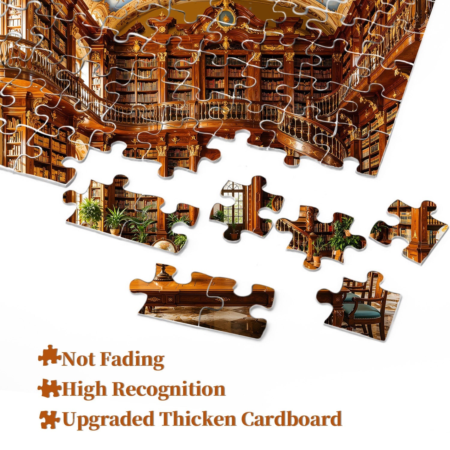 Retro Reading Room Jigsaw Puzzle 1000 Piece