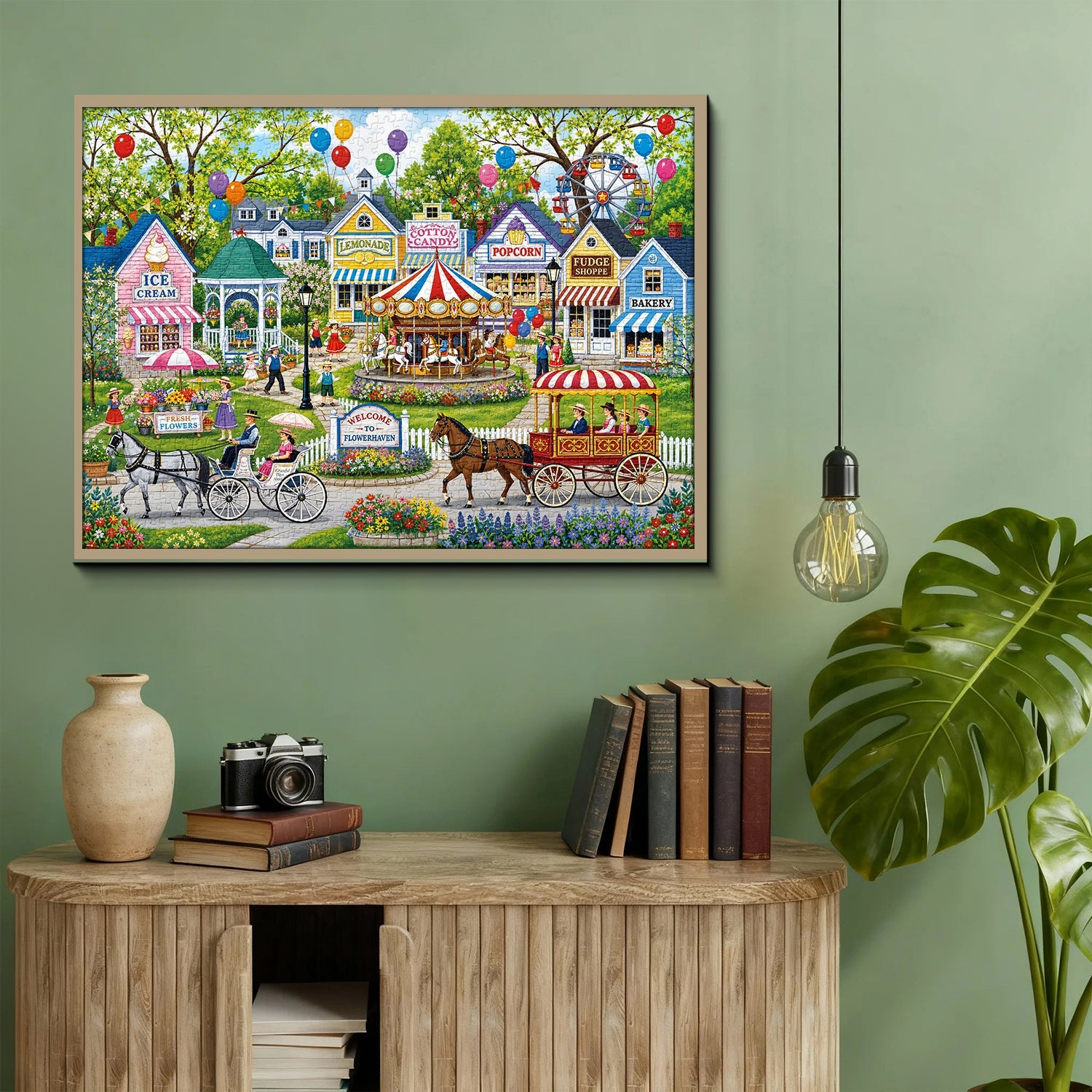 Vibrant Fair Jigsaw Puzzle 1000 Piece
