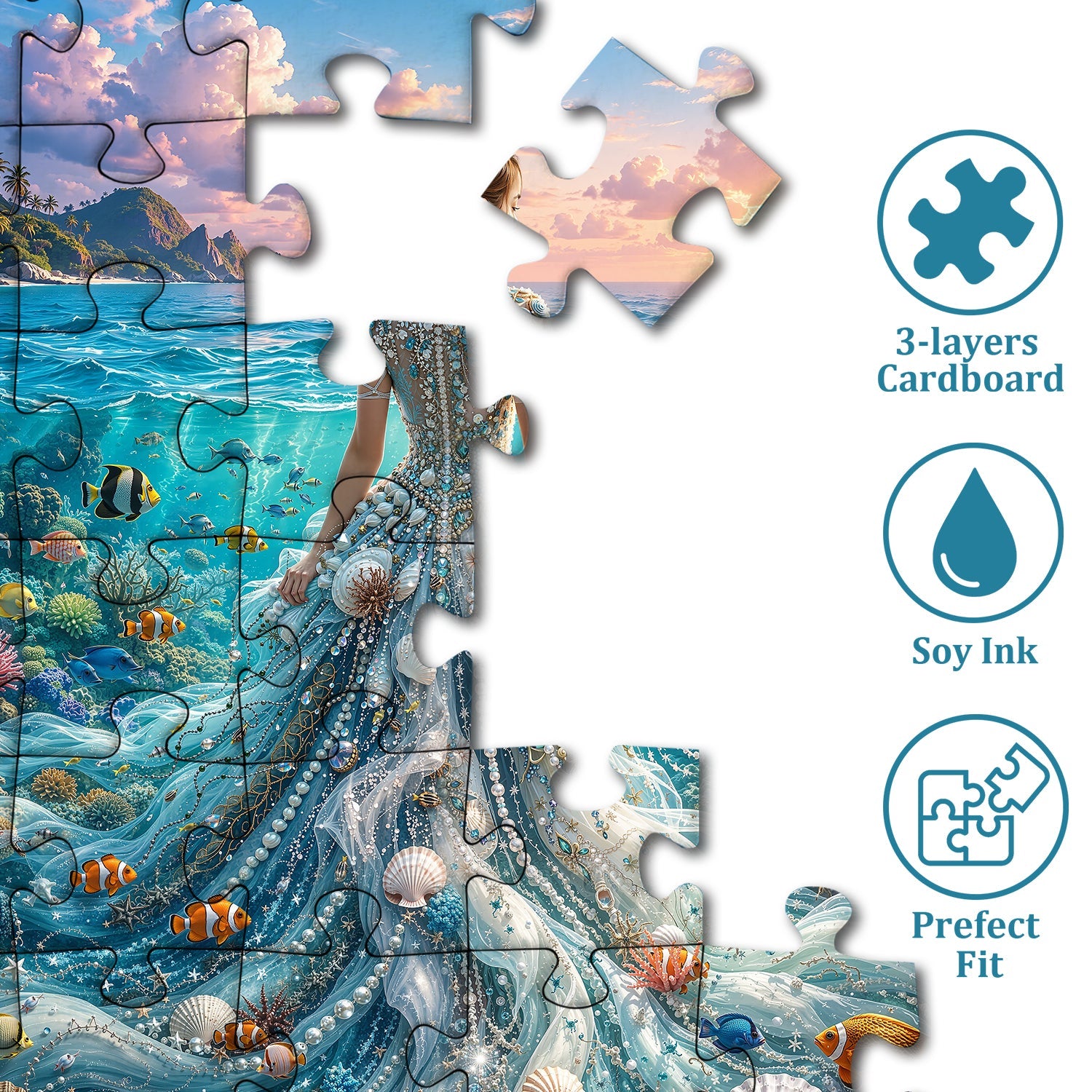 Tidal Skirt Jigsaw Puzzle 1000 Pieces