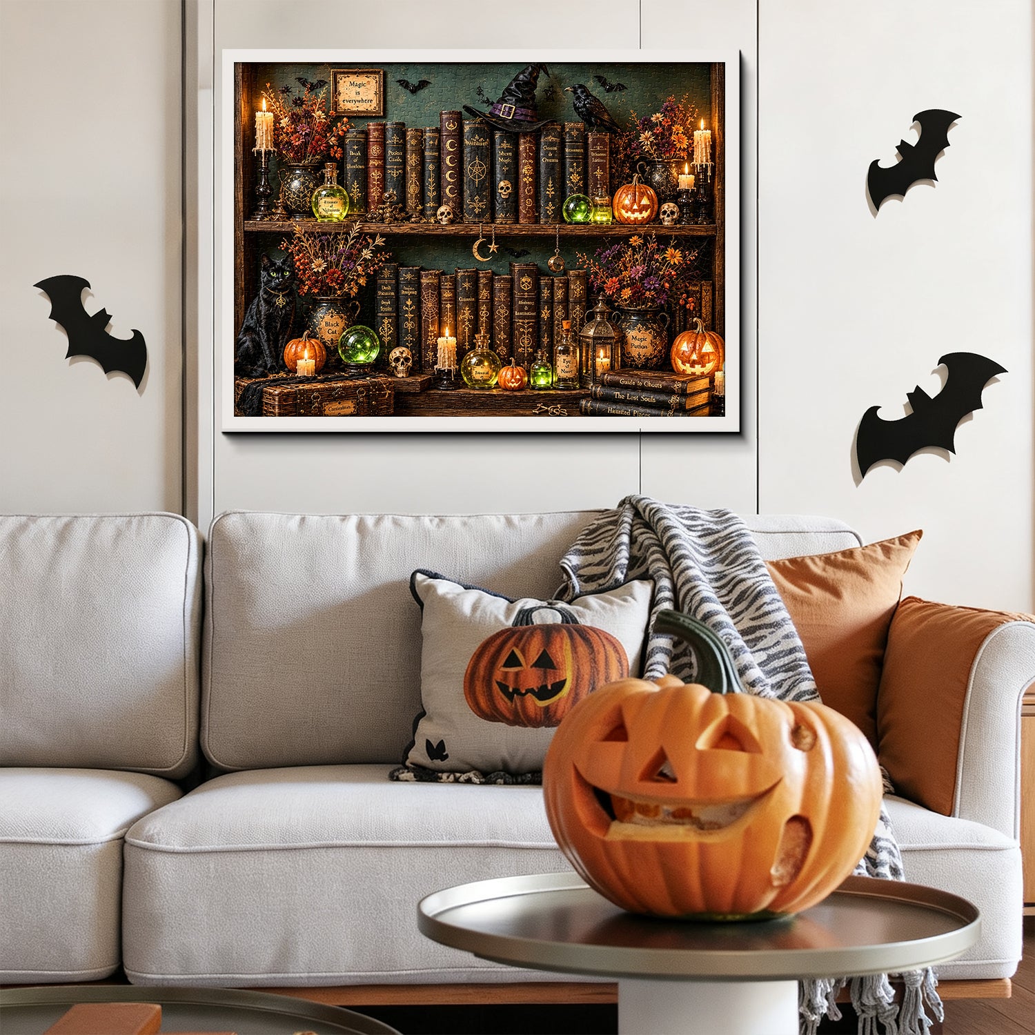 Halloween Grimoire Nook Jigsaw Puzzle 1000 Piece