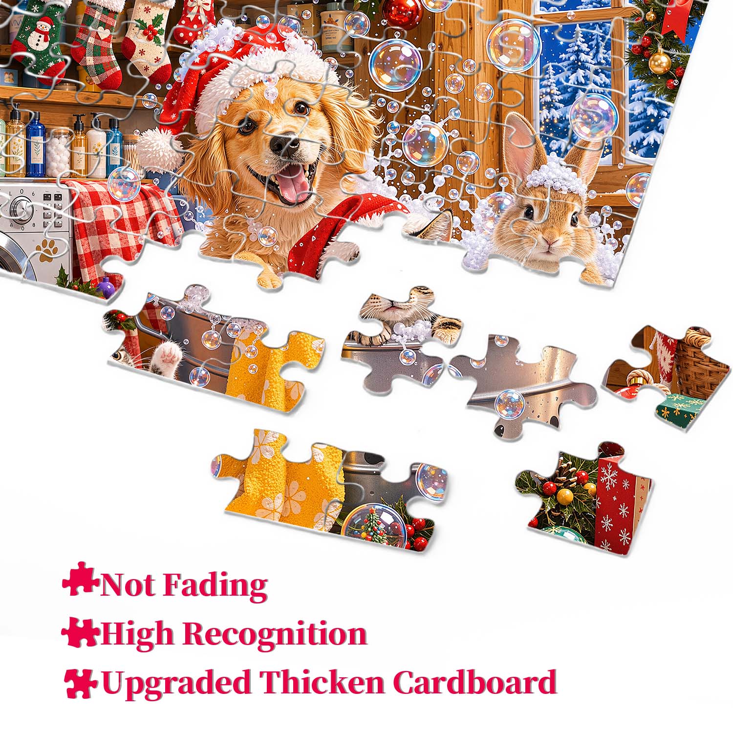 Pet Holiday Jigsaw Puzzle 1000 Piece
