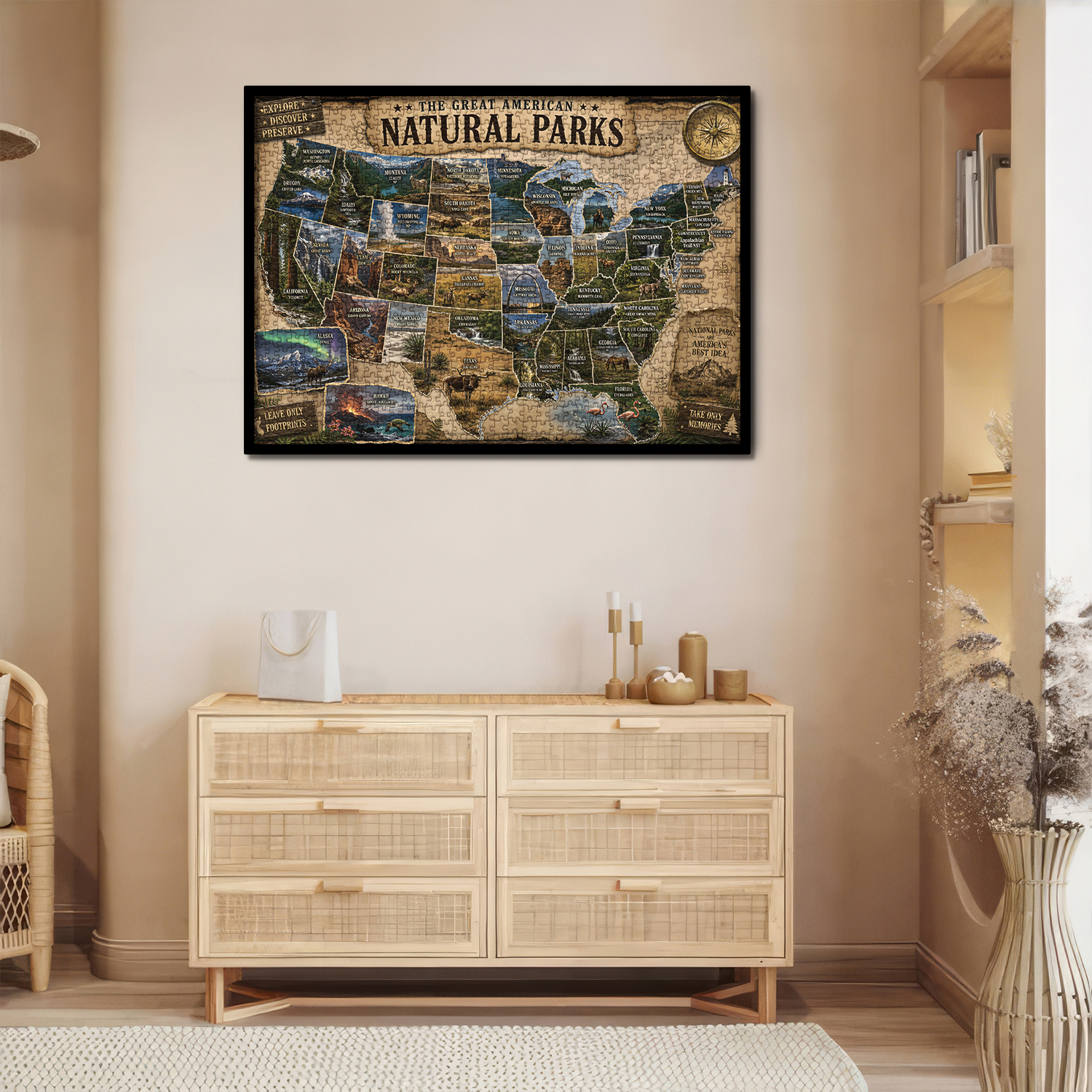 American Parks Jigsaw Puzzle 1000 Piece