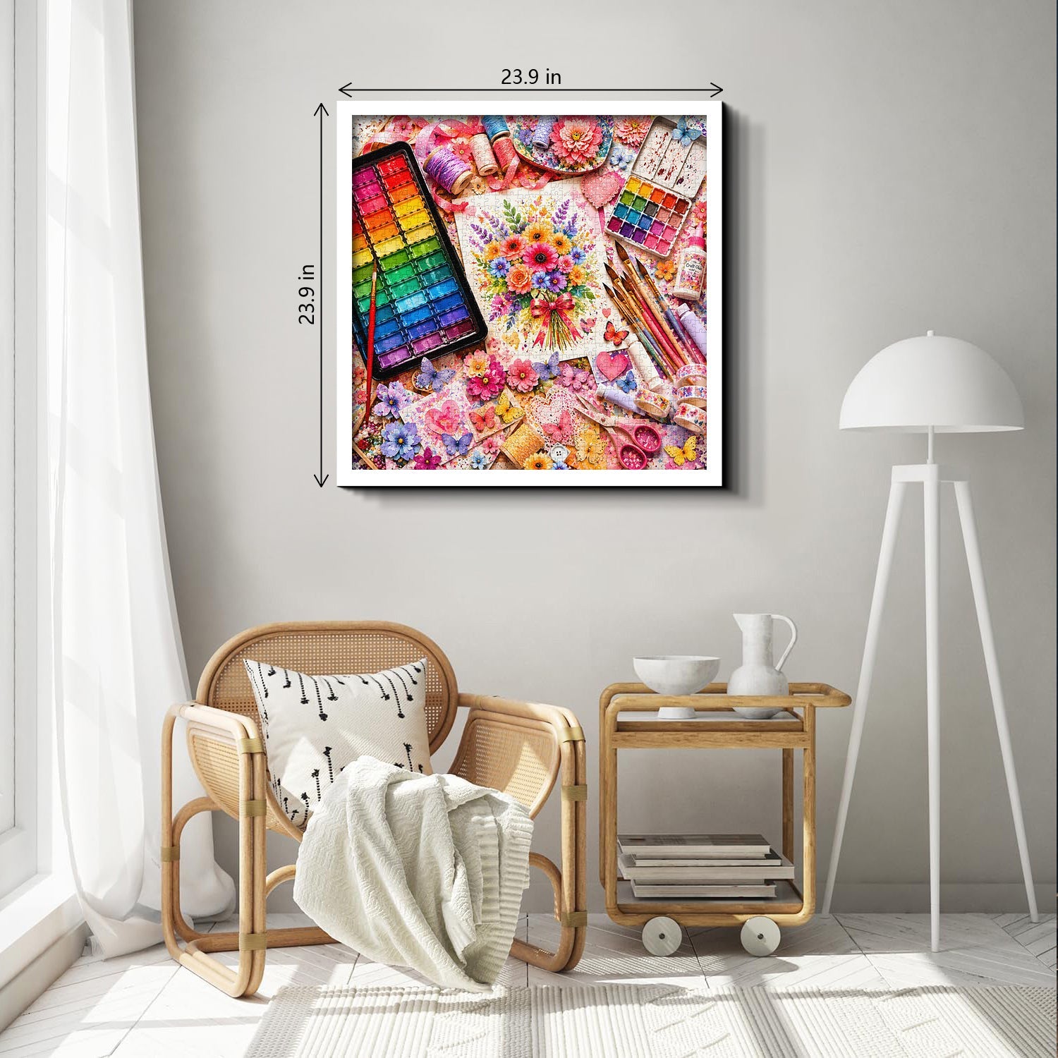 Blooms & Brushes Jigsaw Puzzle 1000 Piece