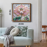 Crystal Lotus Jigsaw Puzzle 1000 Pieces