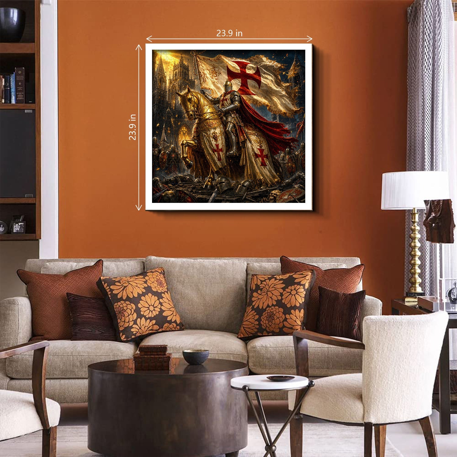 The Golden Crusader Jigsaw Puzzle 1000 Pieces