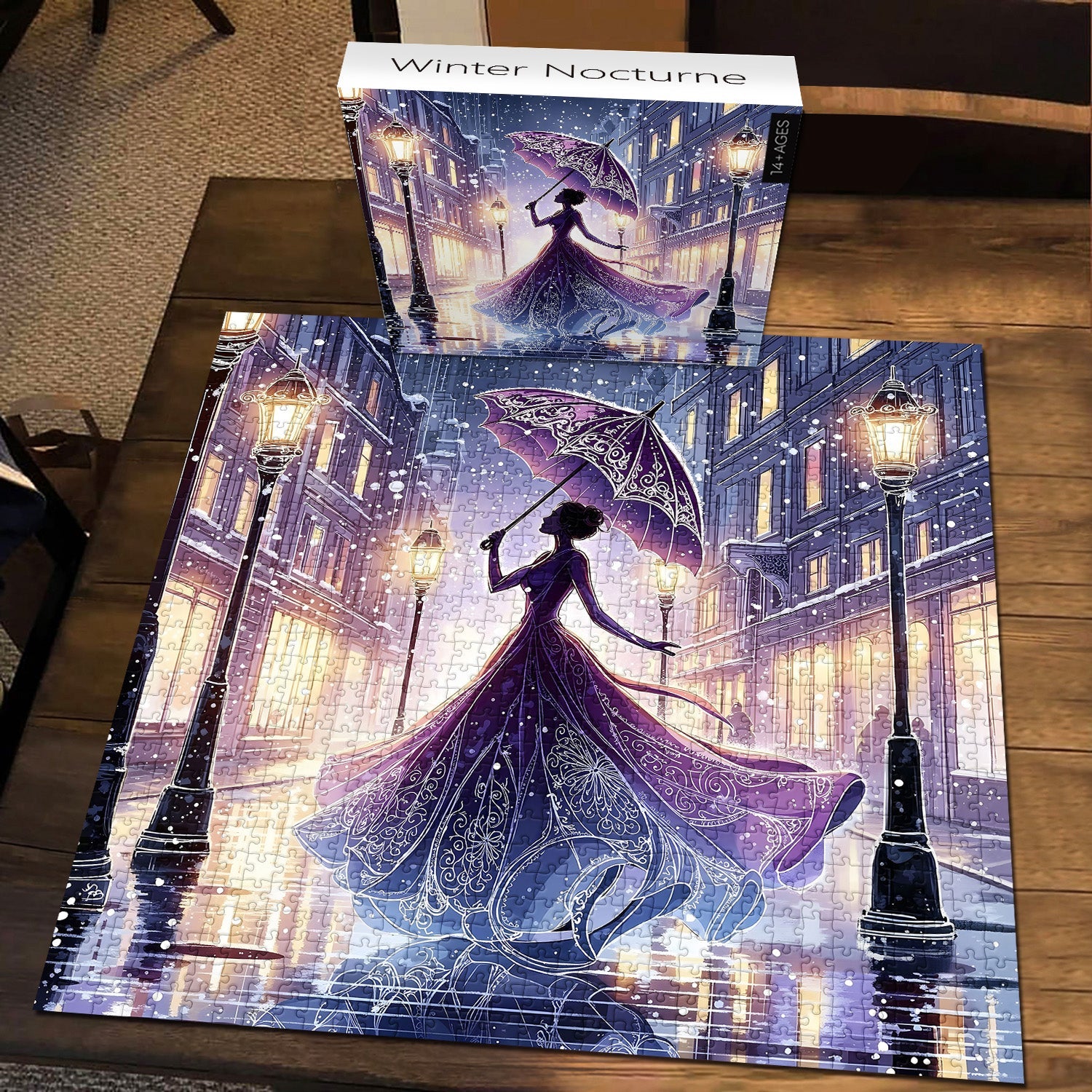 Winter Nocturne Jigsaw Puzzle 1000 Piece