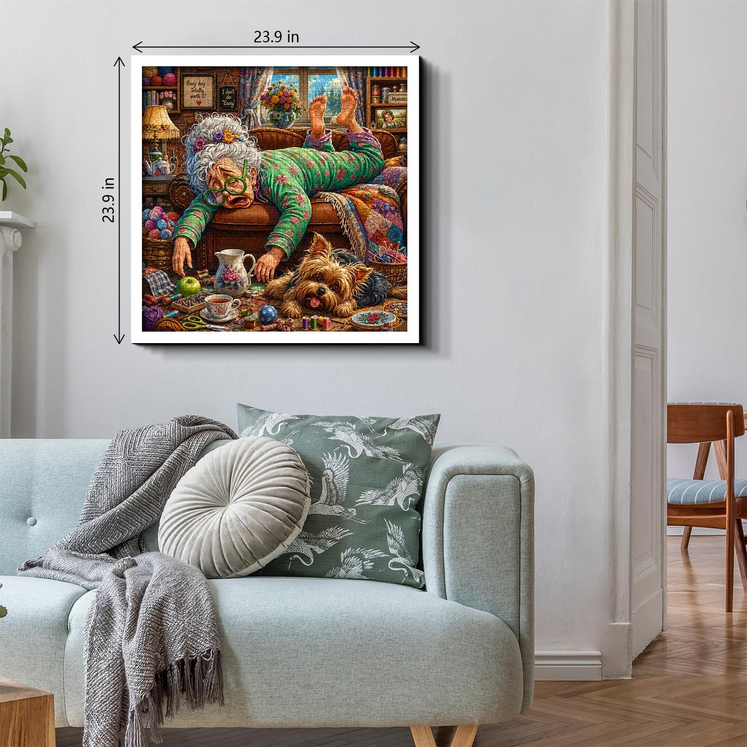 Tired Grandma Jigsaw Puzzle 1000 Pieces