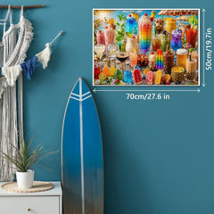 Tropical Sip Carnival Jigsaw Puzzle 1000 Pieces