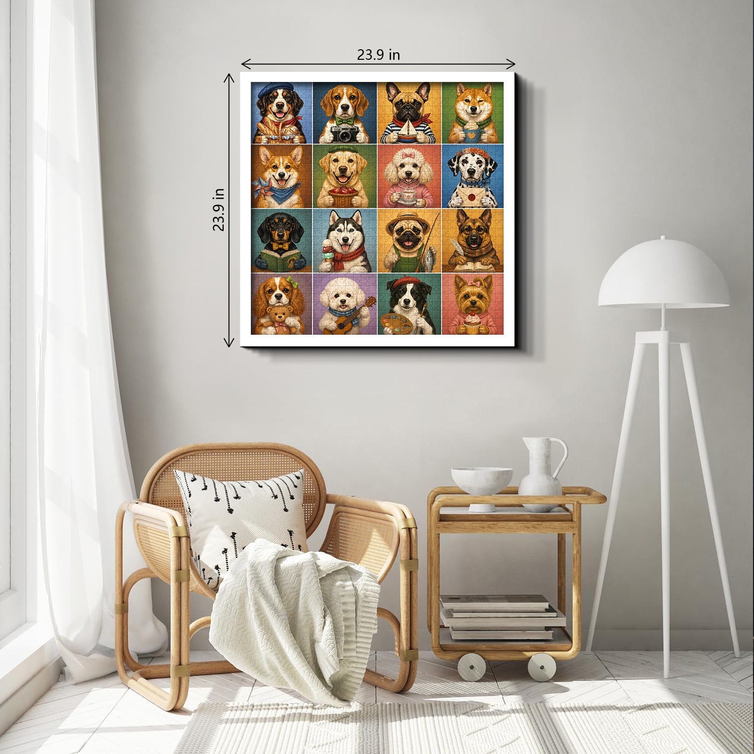 Puppy Gallery Jigsaw Puzzle 1000 Piece