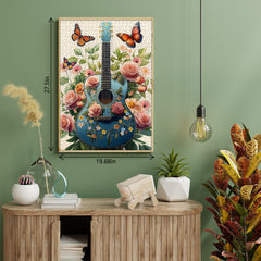 Guitar in Bloom Jigsaw Puzzle 1000 Pieces