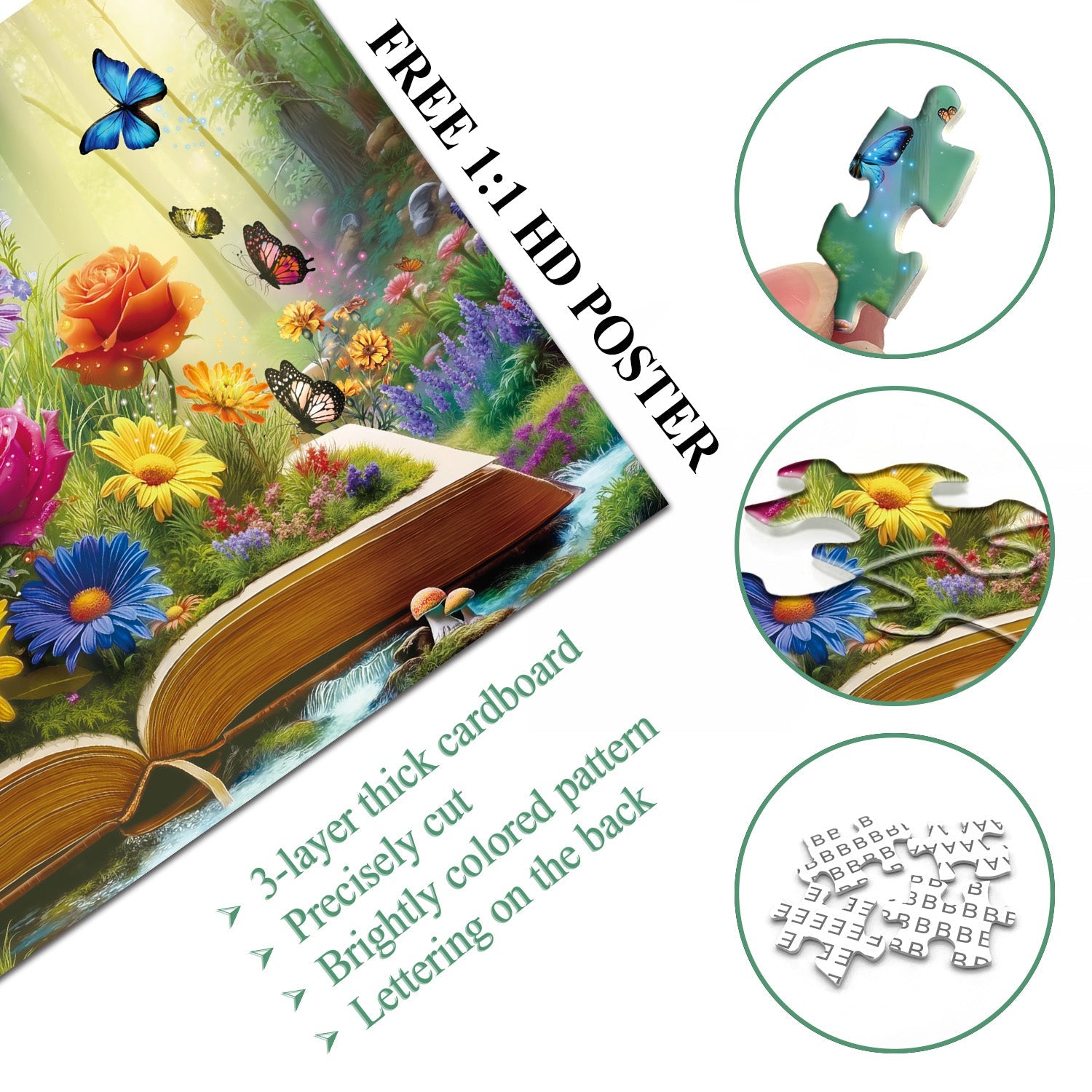 Fantasy Book Jigsaw Puzzle 1000 Pieces