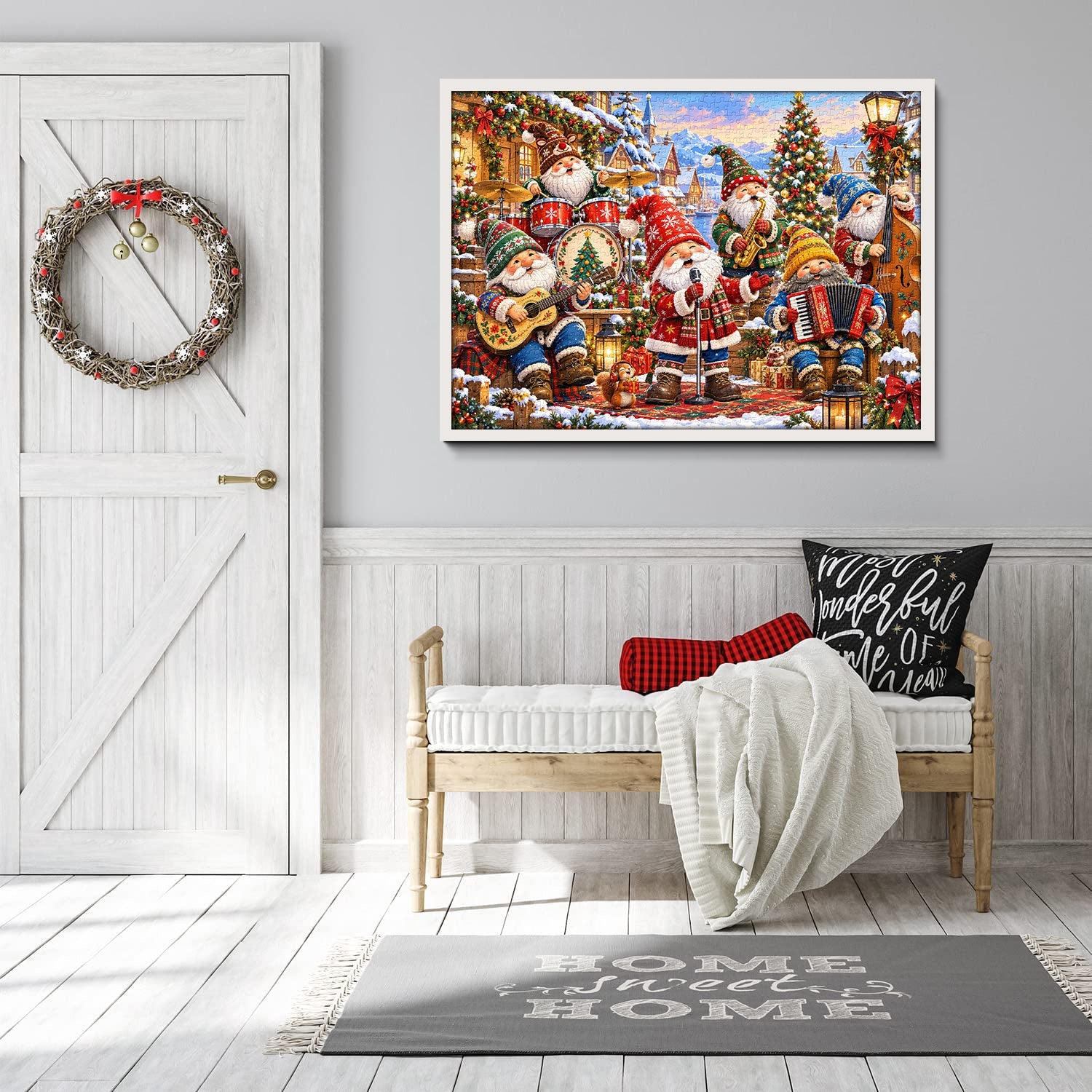 Christmas Gnome Band Jigsaw Puzzle 1000 Piece