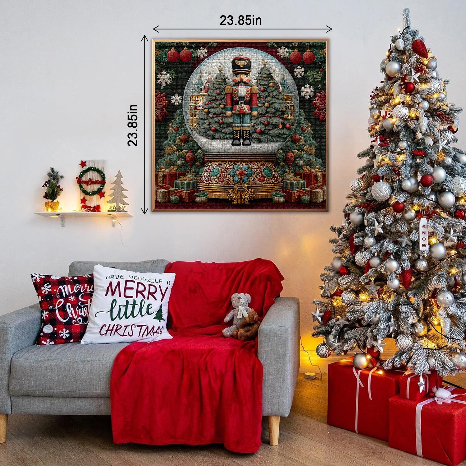 Nutcracker Snow Globe Jigsaw Puzzle 1000 Piece