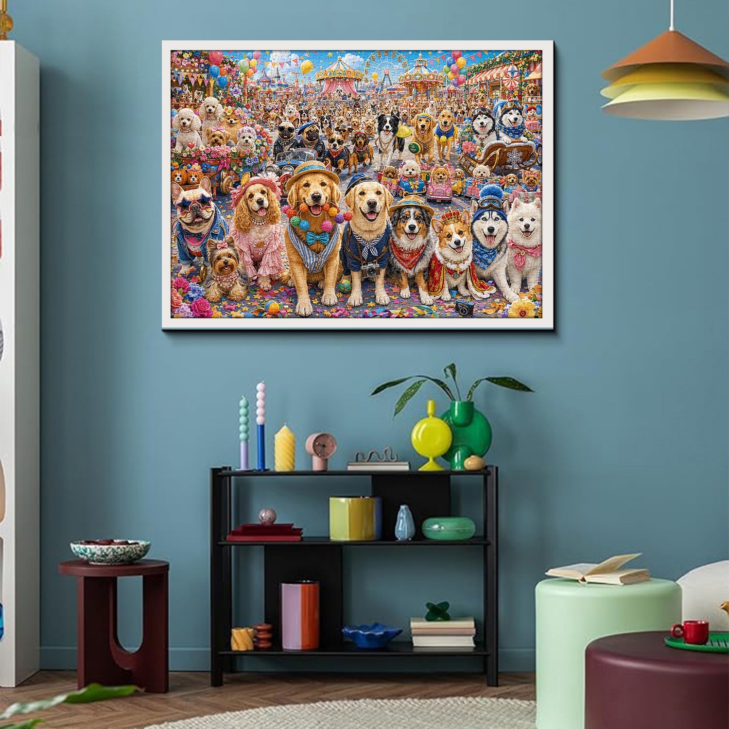 The Grand Doggy Carnival Parade Jigsaw Puzzle 1000 Piece