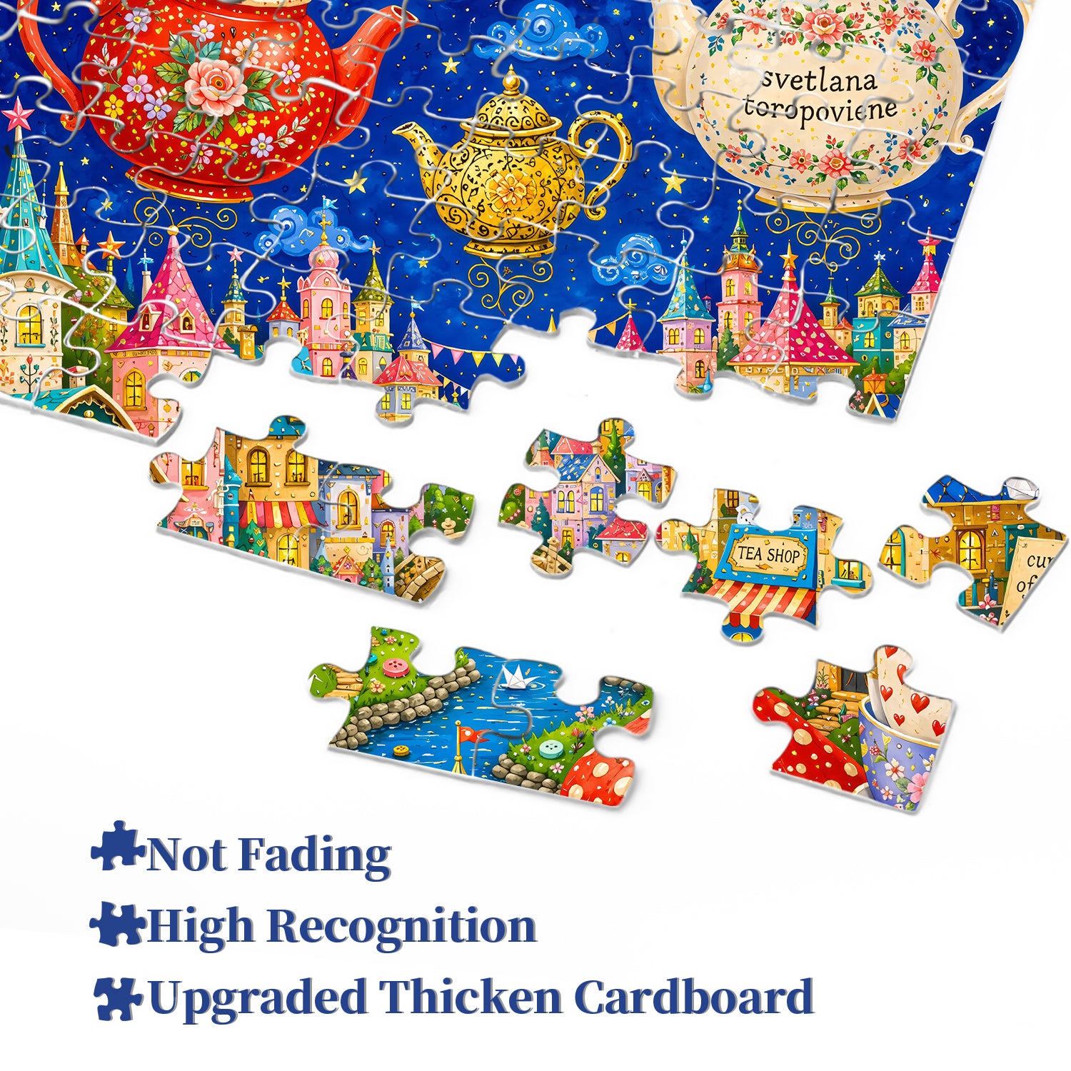 Sweet Dreams Tea Town Jigsaw Puzzle 1000 Piece