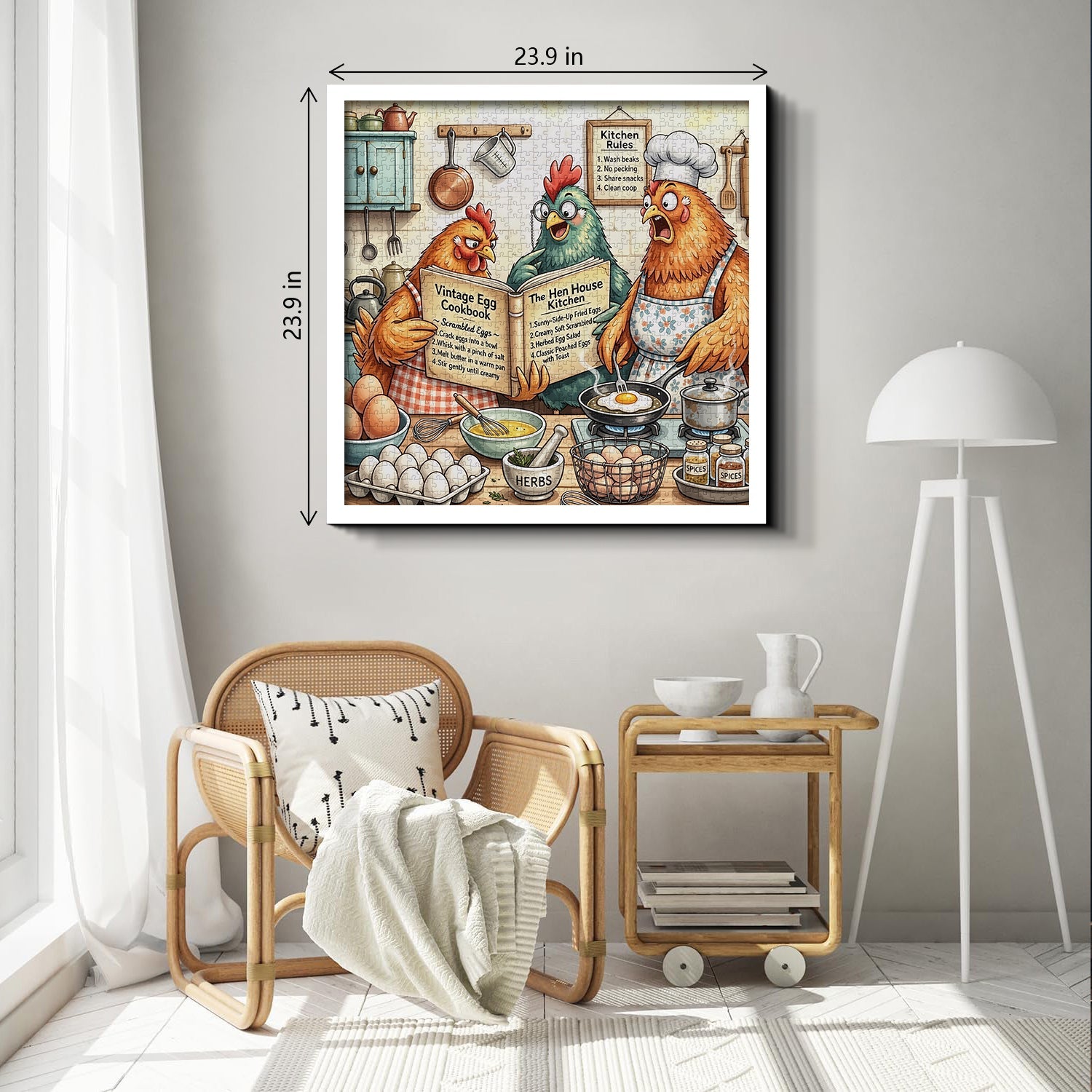 Cluck Cookery Jigsaw Puzzle 1000 Pieces