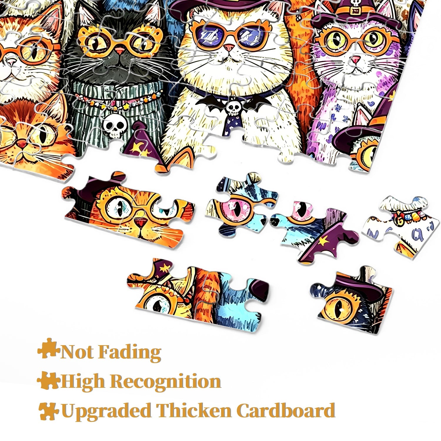 Halloween Cat Party Jigsaw Puzzle 1000 Pieces