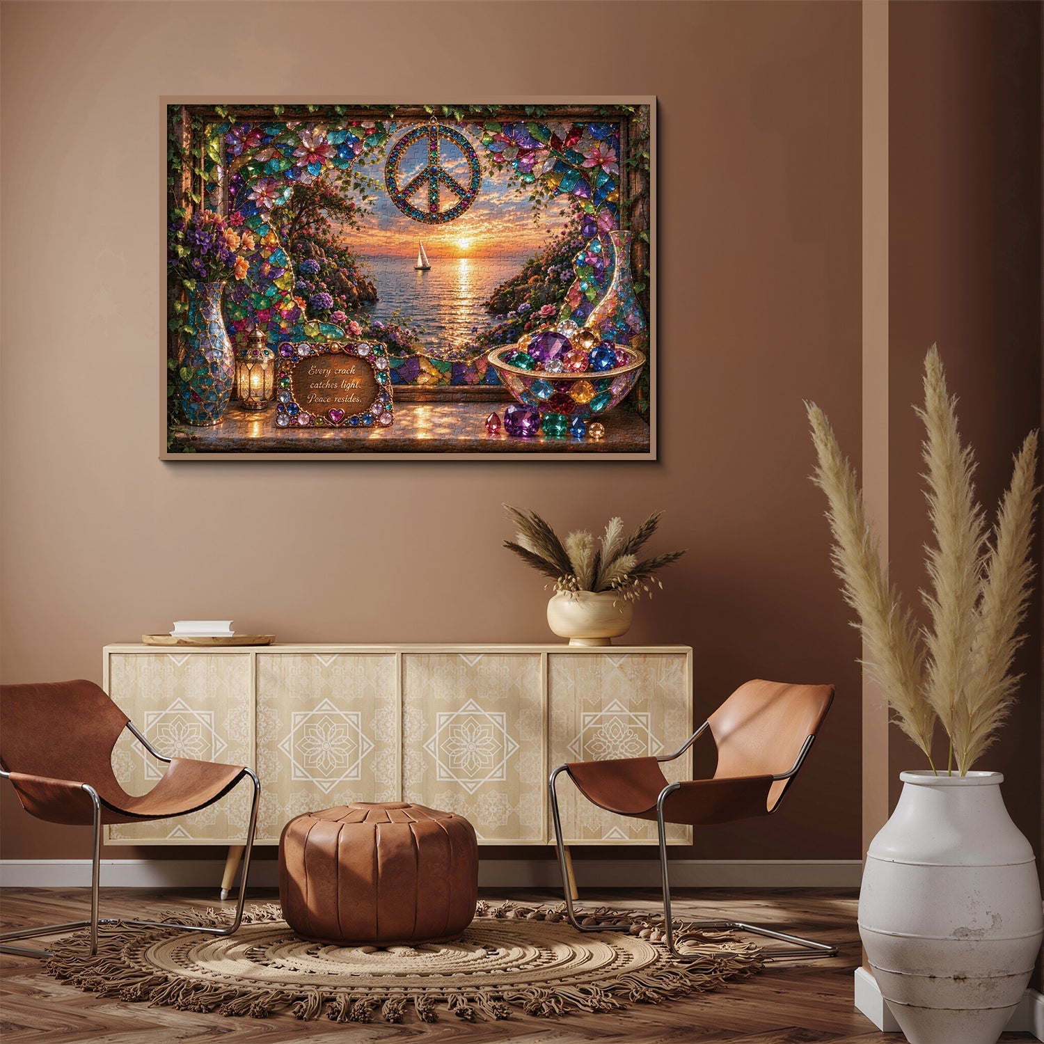 Glass Peace Jigsaw Puzzle 1000 Pieces