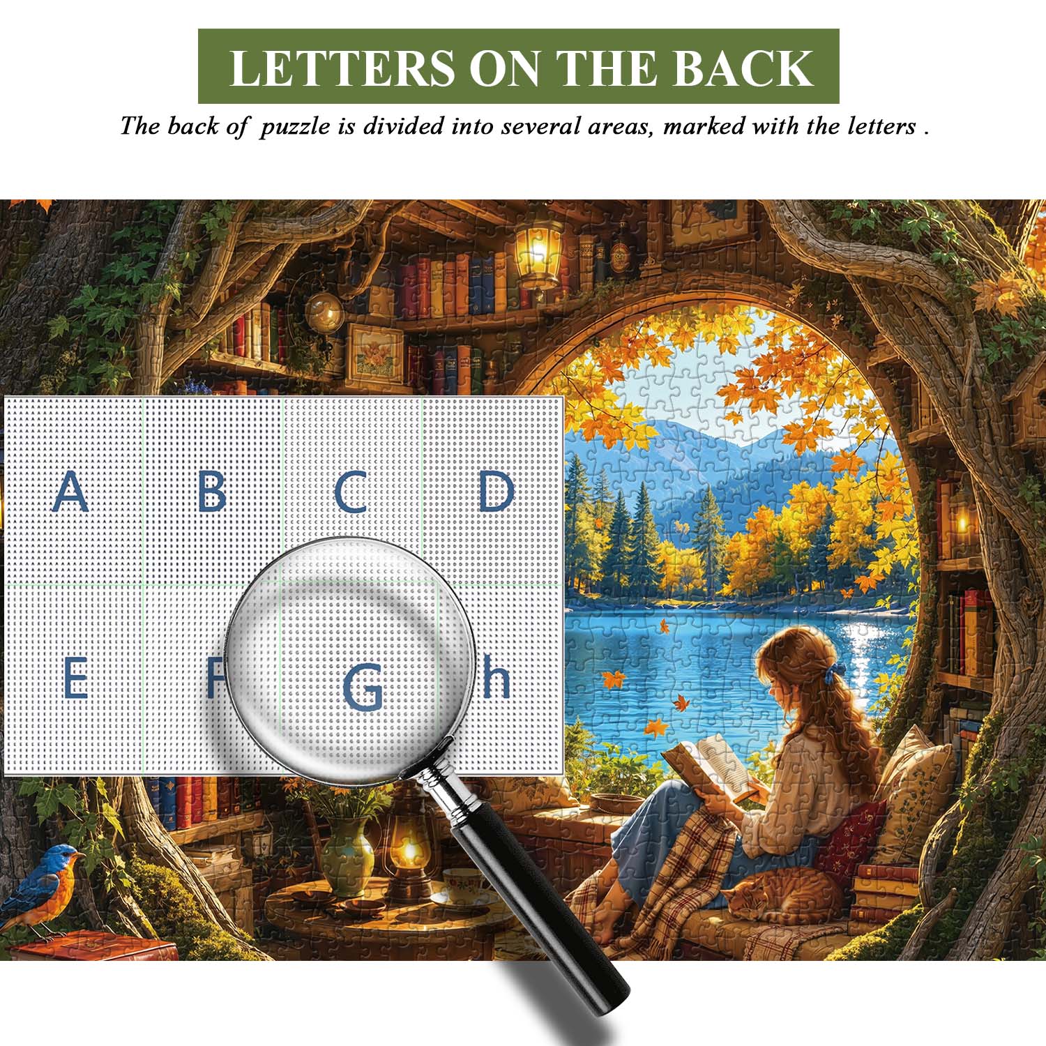 Autumn Book House Jigsaw Puzzle 1000 Piece