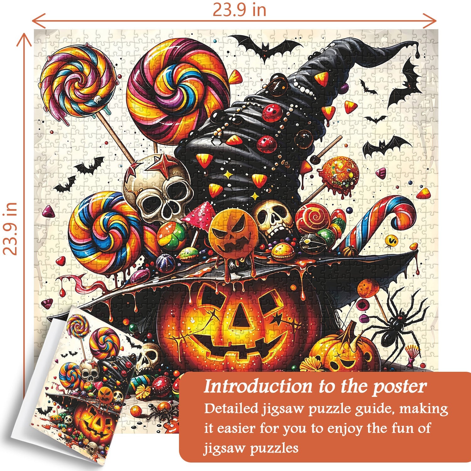 Candy Pumpkin Party Jigsaw Puzzle 1000 Pieces