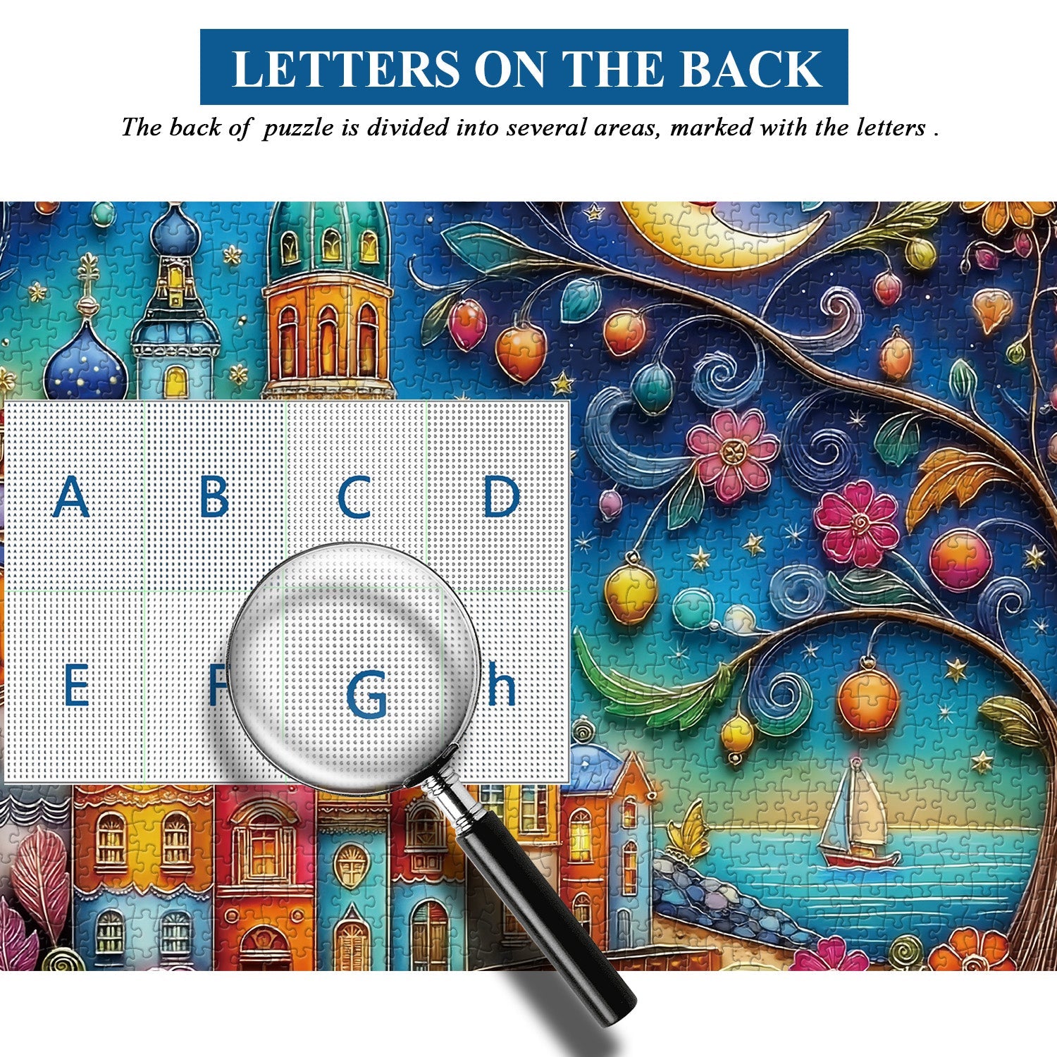 Fantasy Town Jigsaw Puzzle 1000 Pieces