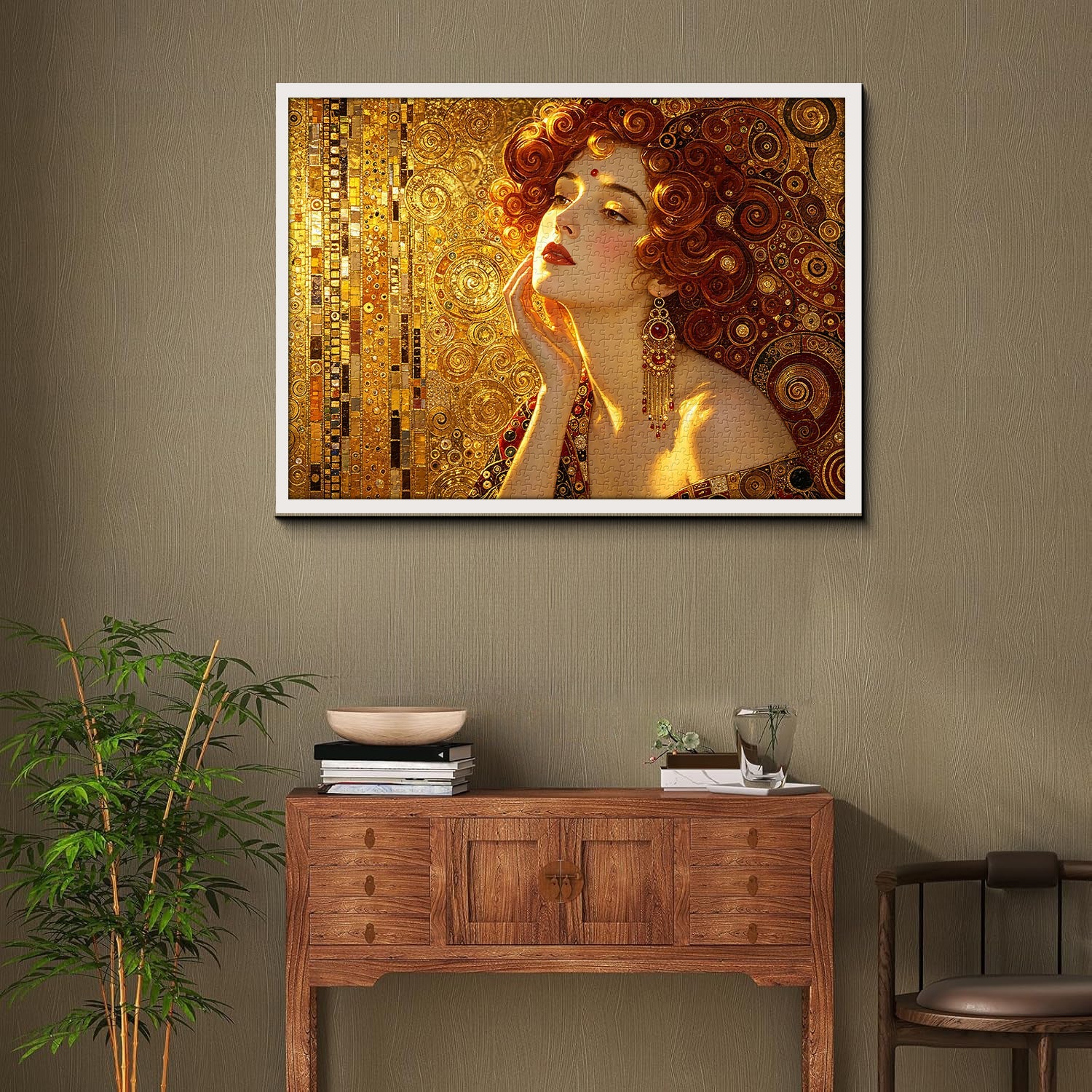 Golden Whirl Elegance Jigsaw Puzzle 1000 Piece