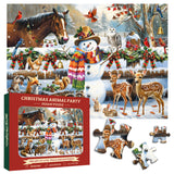 Christmas Animal Party Jigsaw Puzzle 1000 Pieces