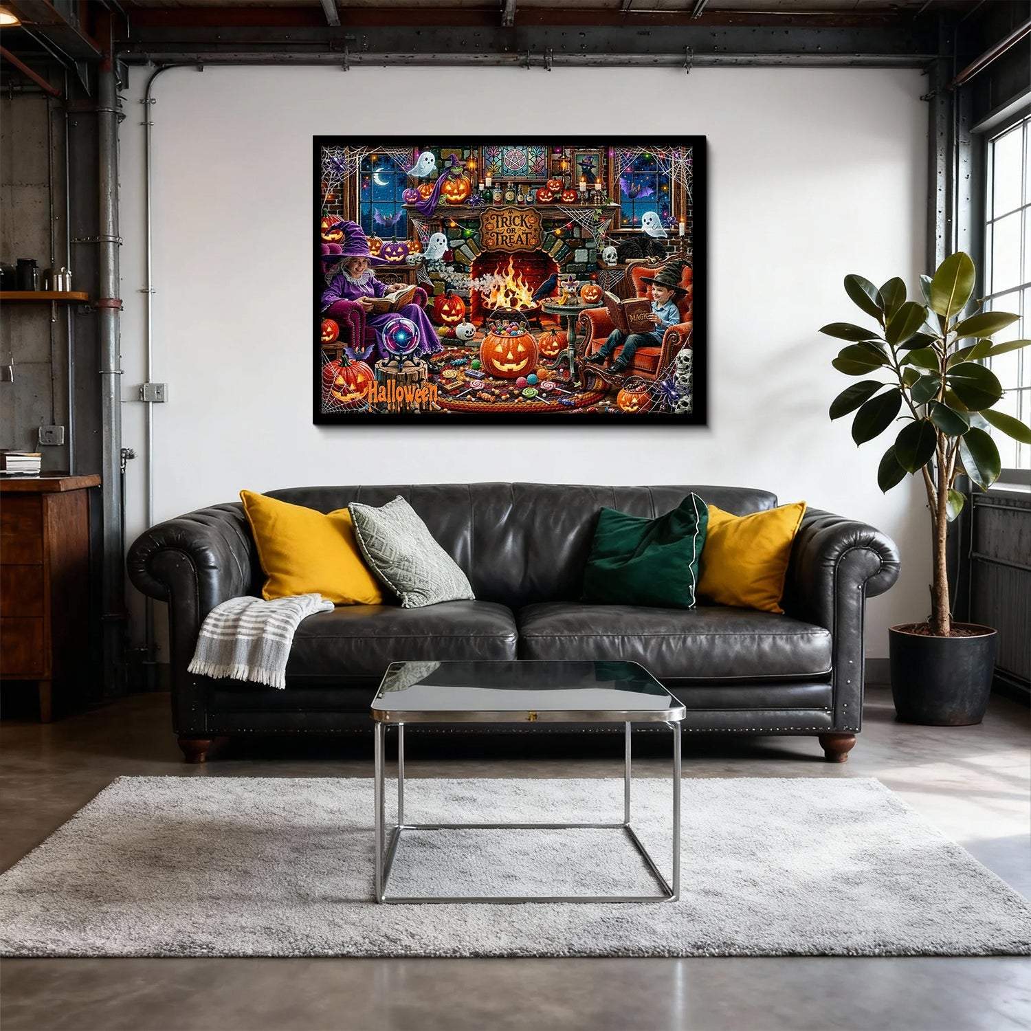 Halloween Hearth Jigsaw Puzzle 1000 Pieces