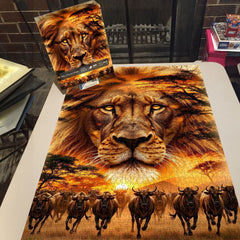 King of the Grasslands Jigsaw Puzzle 1000 Pieces
