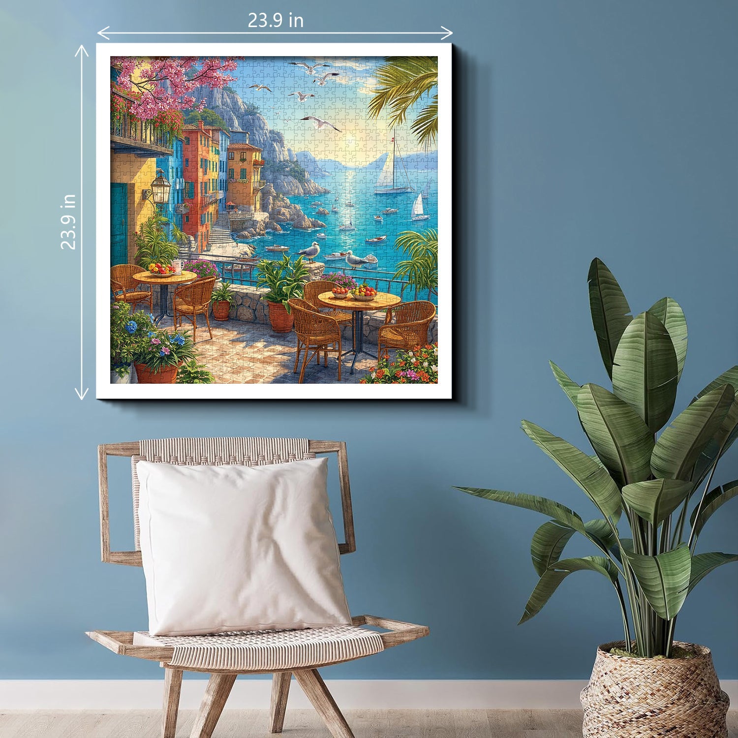 Mediterranean Afternoon Jigsaw Puzzle 1000 Pieces