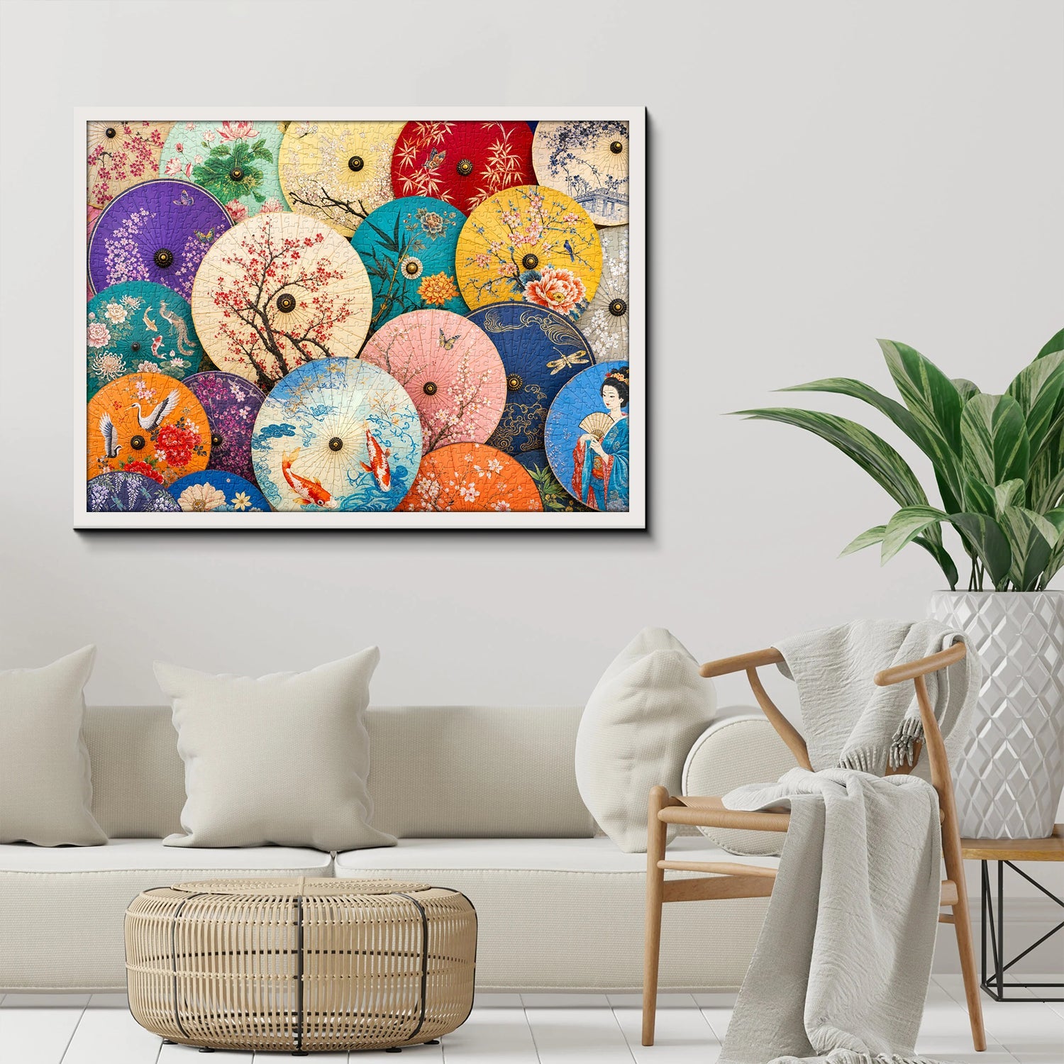 Umbrella Art Jigsaw Puzzle 1000 Piece