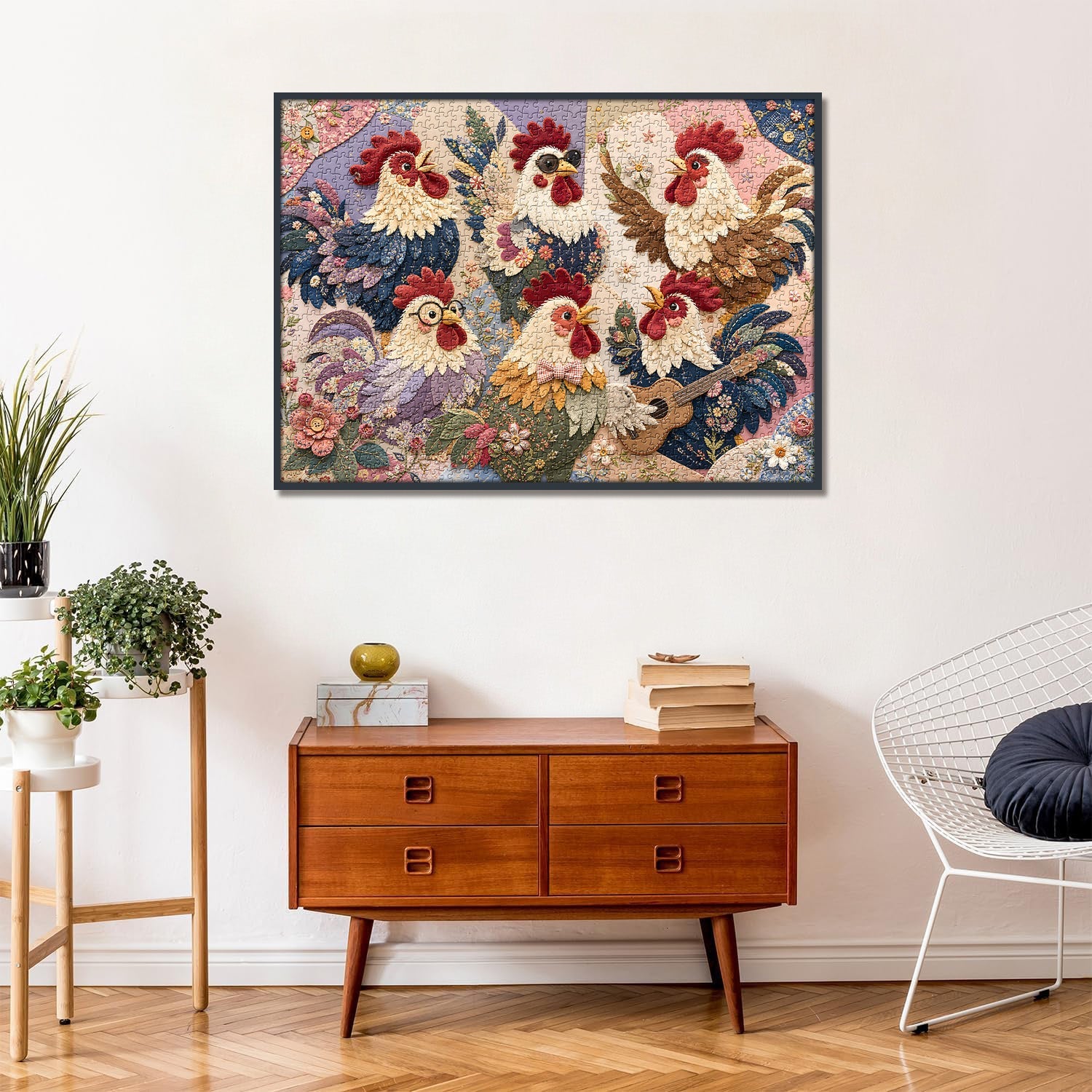 Patchwork Chick Band Jigsaw Puzzle 1000 Piece
