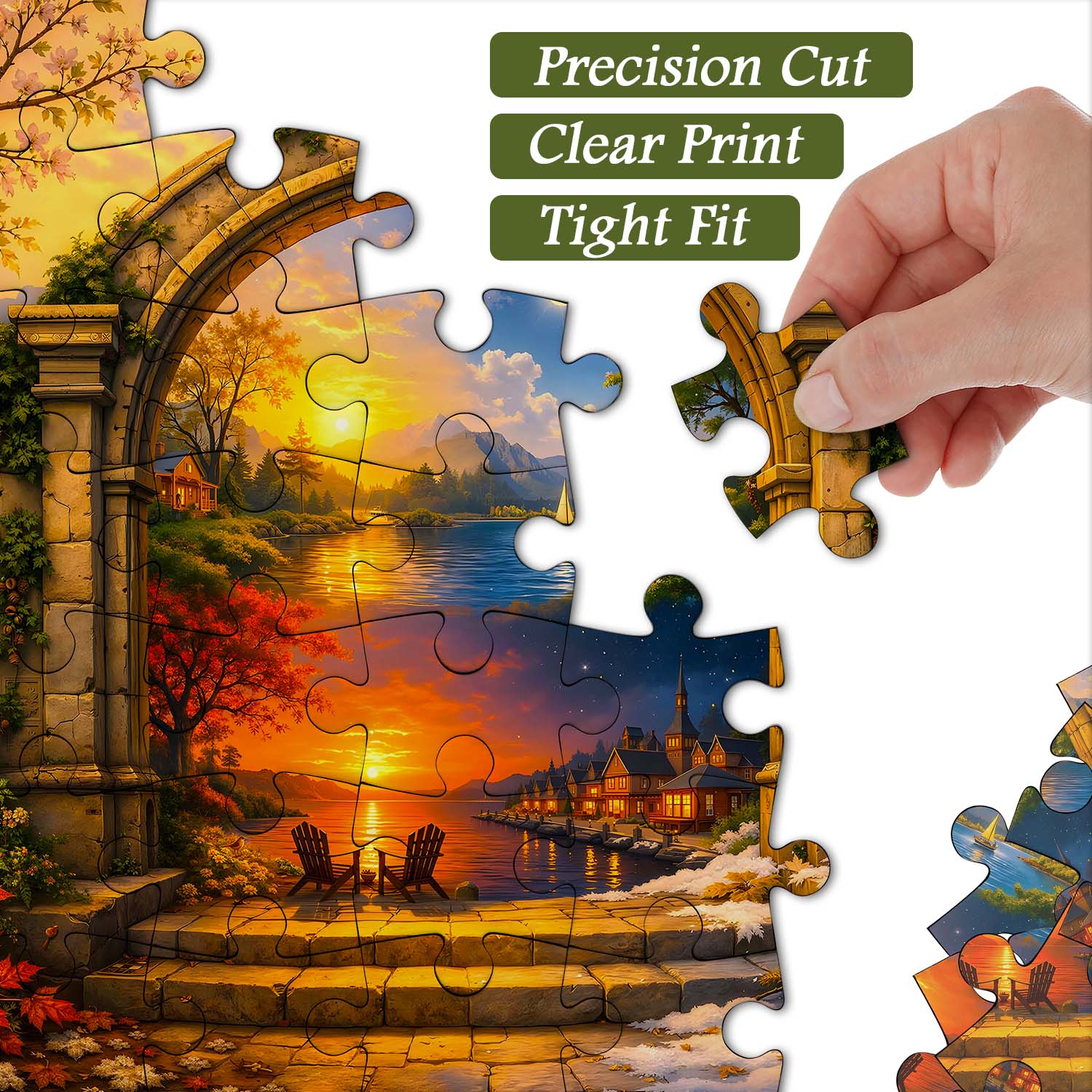Hourglass Time Gate Jigsaw Puzzle 1000 Piece