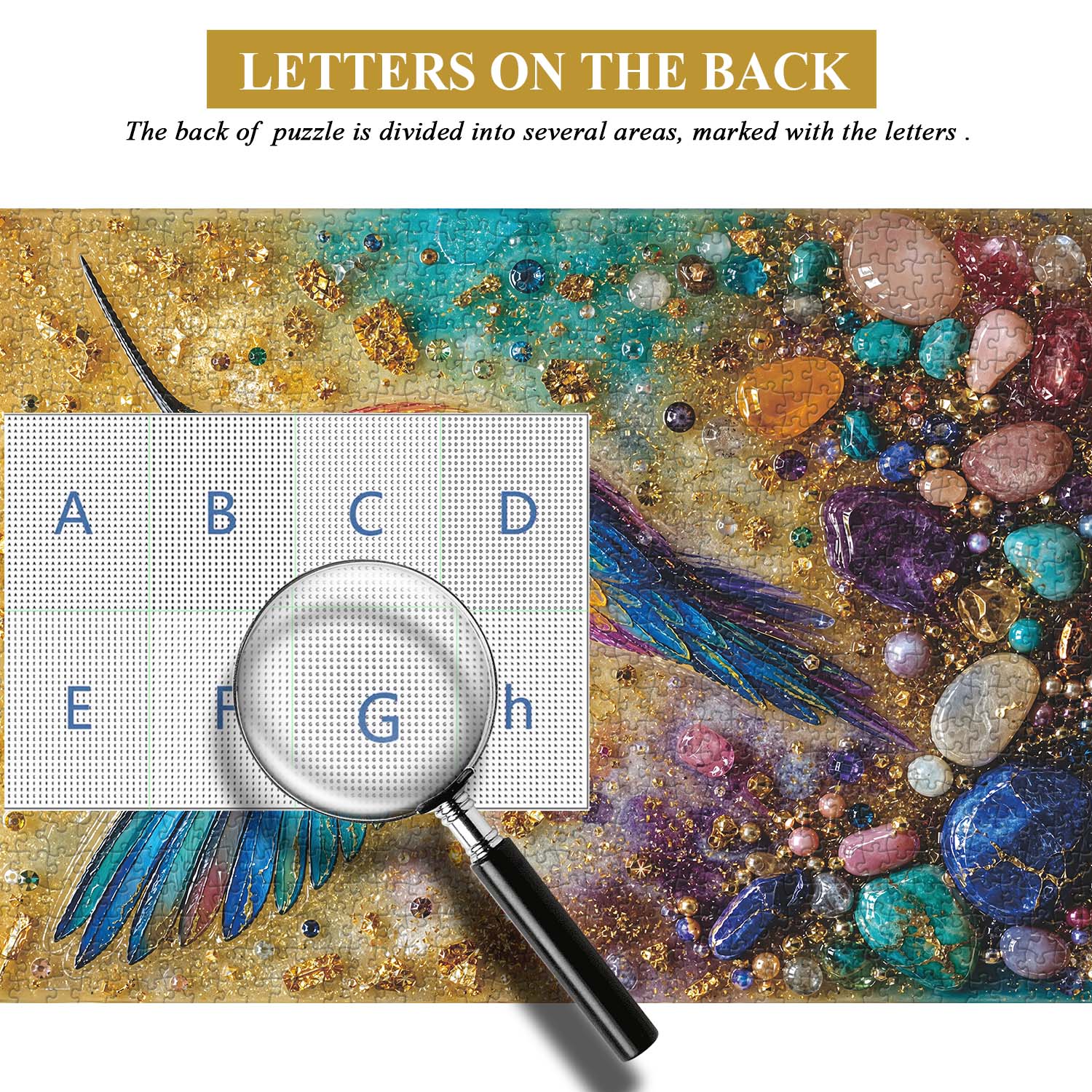 Gem Hummingbird Jigsaw Puzzle 1000 Piece