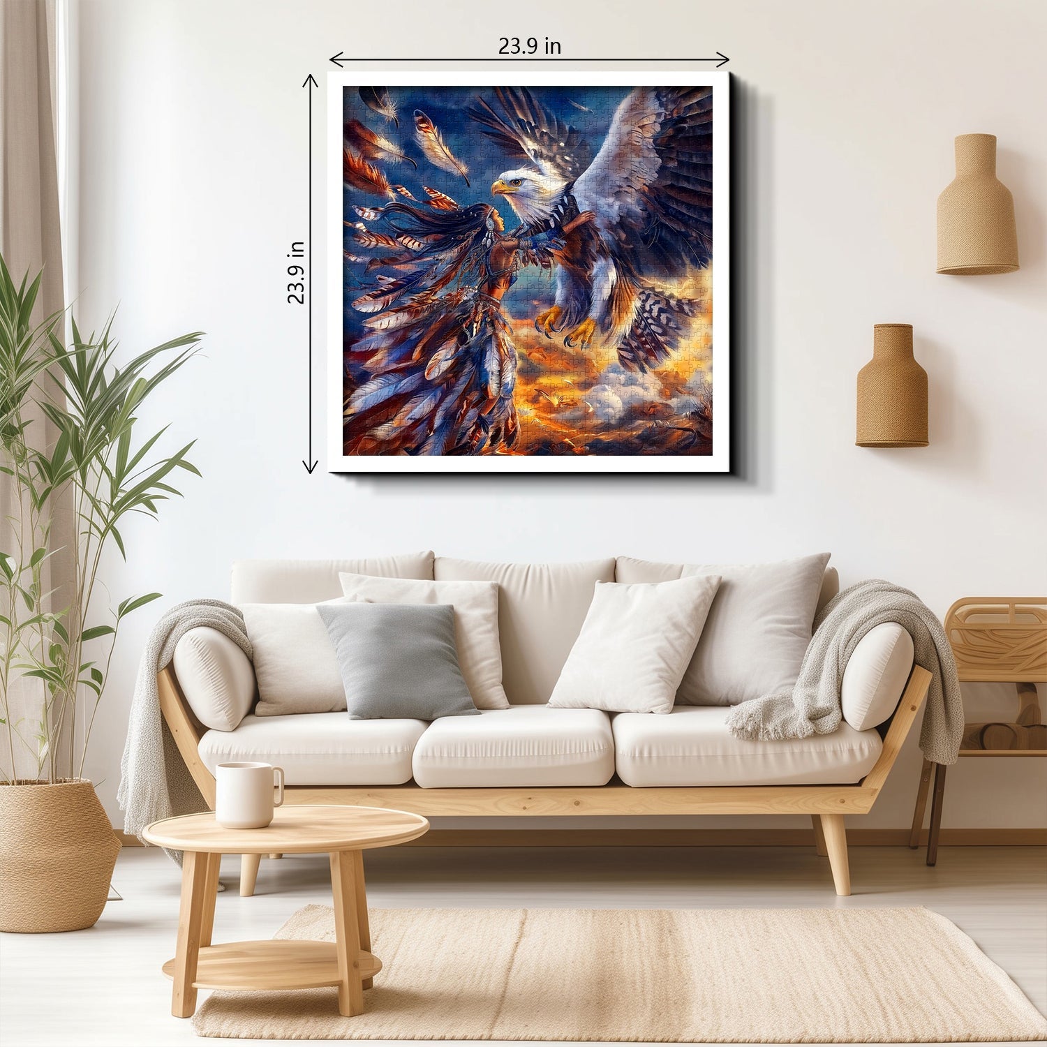 Eagle Spirit Embrace Jigsaw Puzzle 1000 Pieces