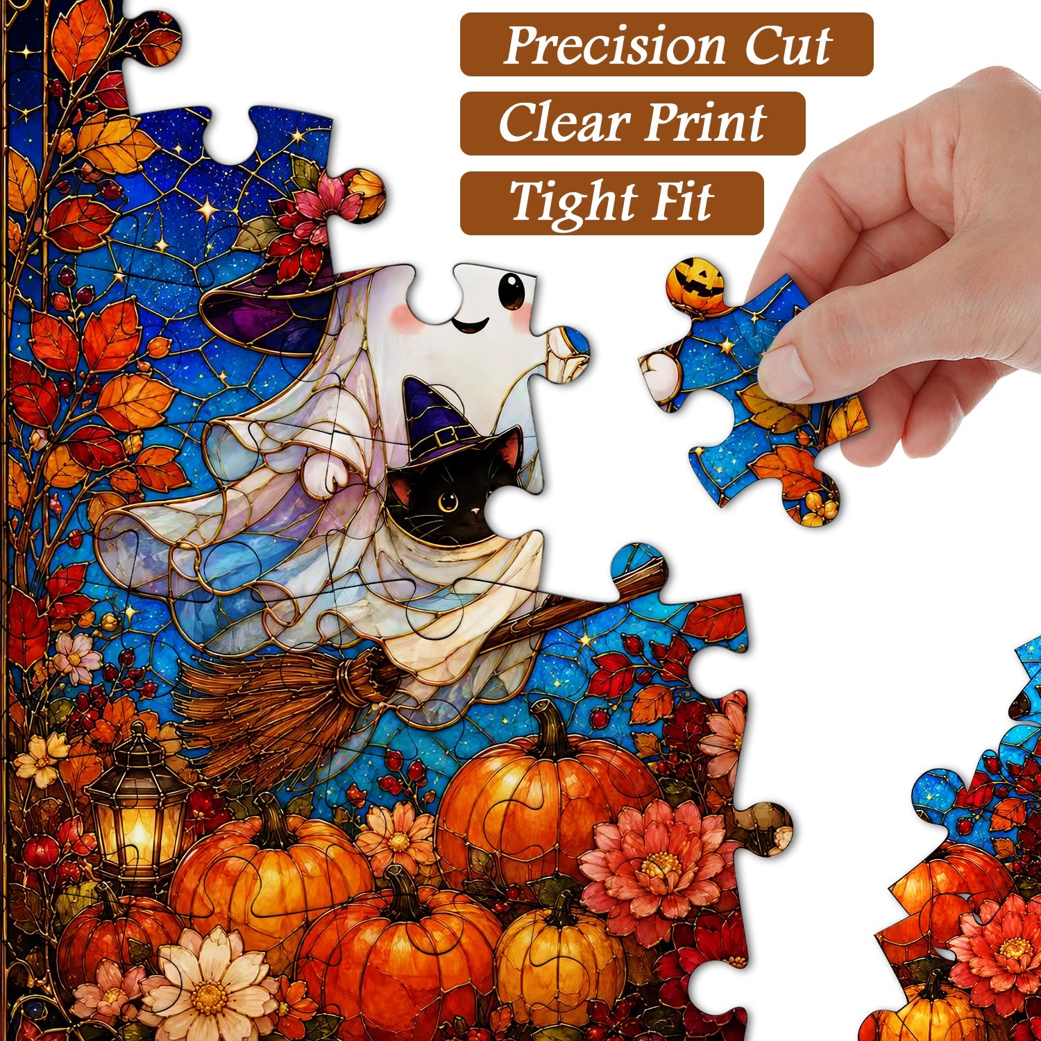 The Ghost's Broom Trip Jigsaw Puzzle 1000 Pieces