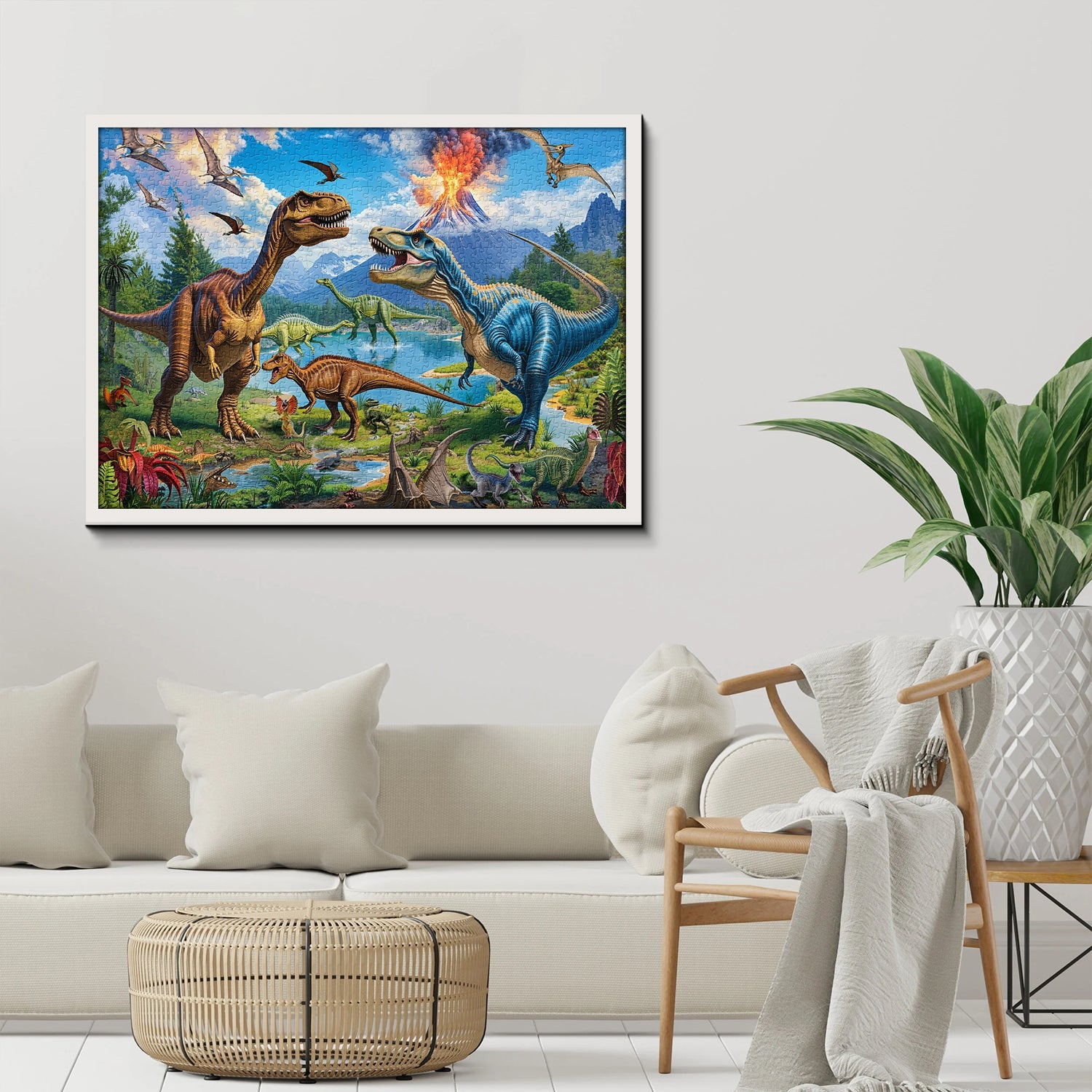 Roaring Volcano Jigsaw Puzzle 1000 Pieces