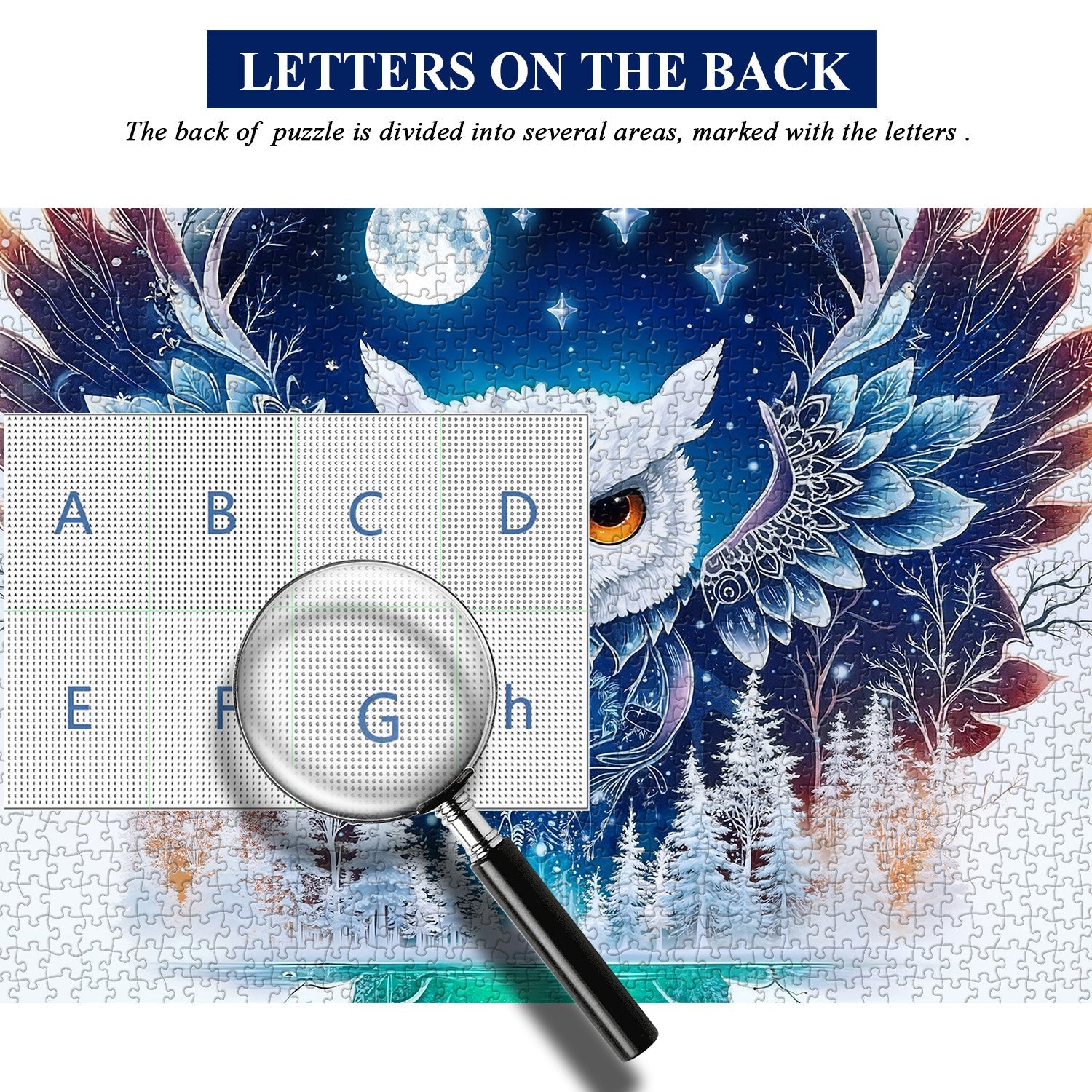 Blue Owl Jigsaw Puzzle 1000 Pieces