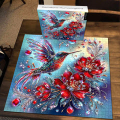 Gemstone Hummingbird Jigsaw Puzzle 1000 Pieces