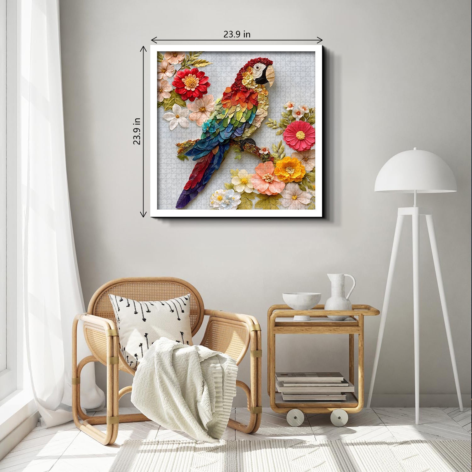 Feather Bloom Jigsaw Puzzle 1000 Pieces