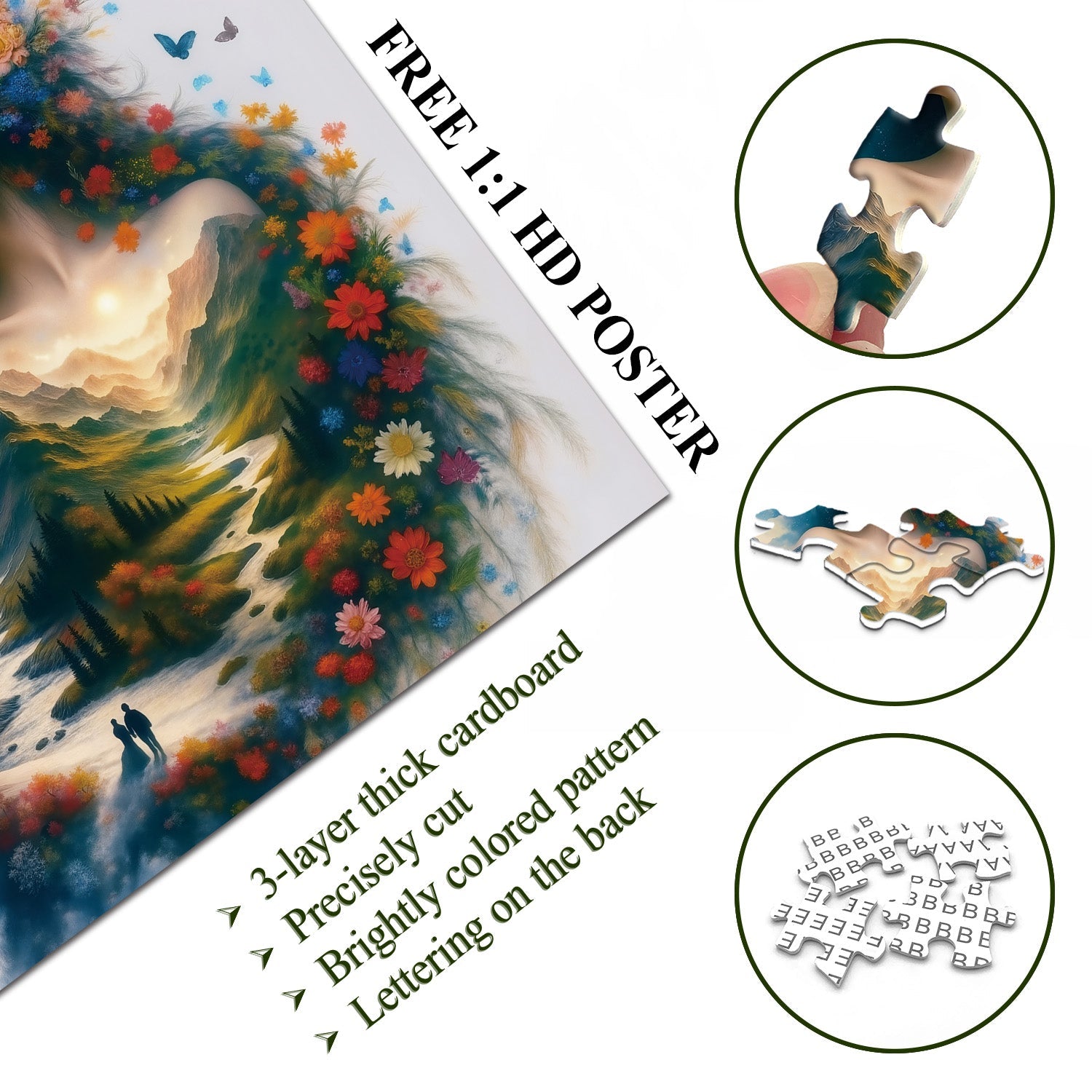 Bloom And Frost Jigsaw Puzzle 1000 Pieces