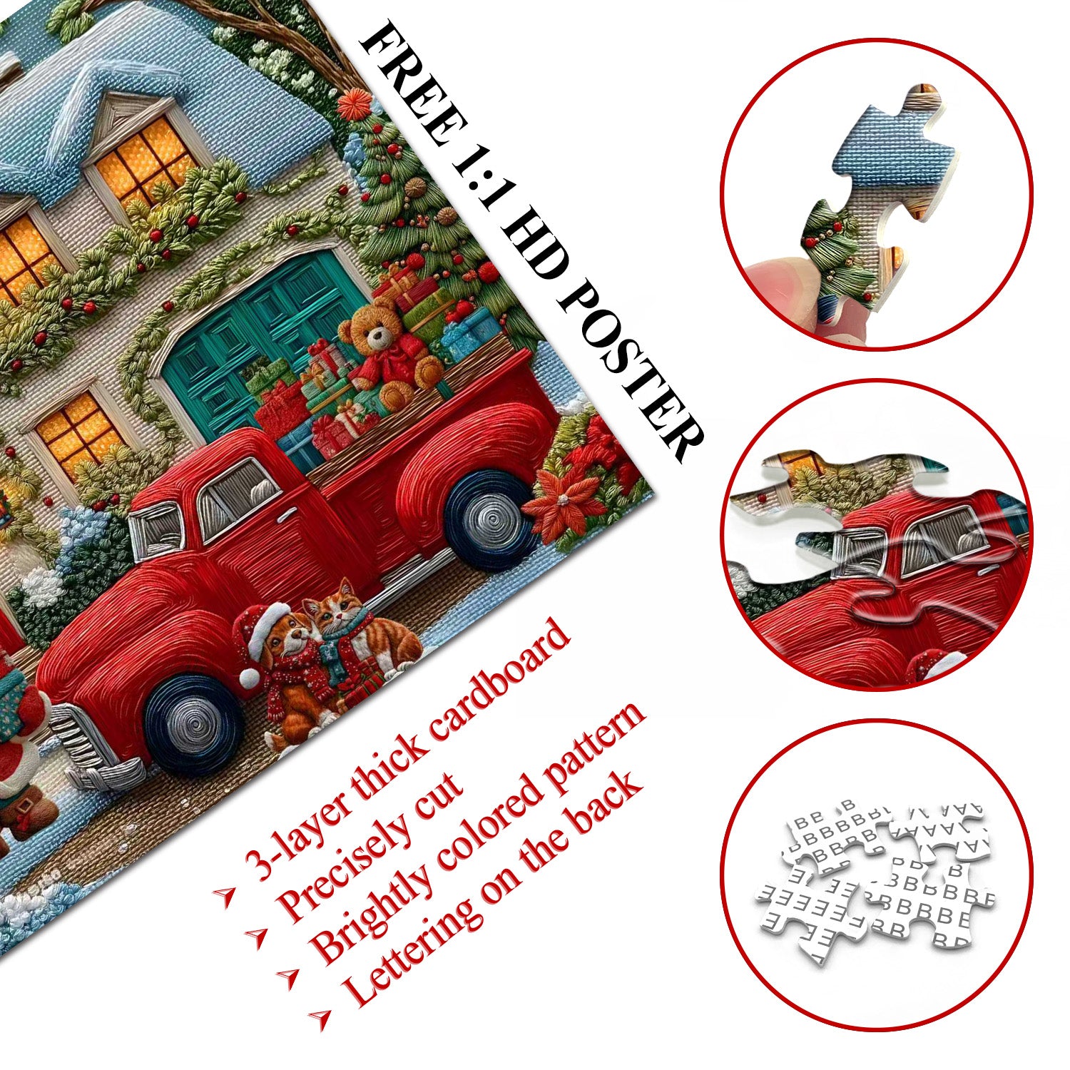 Snowy Cozy Home Jigsaw Puzzles 1000 Pieces