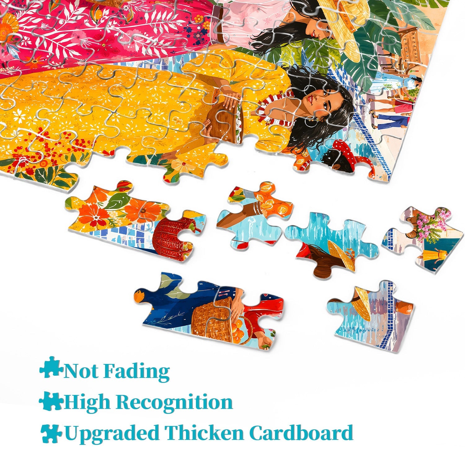 The Courtyard Ladies Jigsaw Puzzle 1000 Pieces