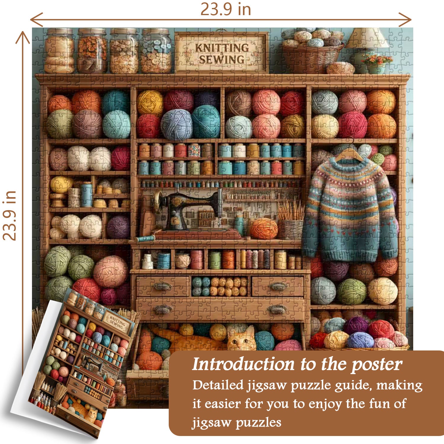 The Knitting Nook Jigsaw Puzzle 1000 Pieces