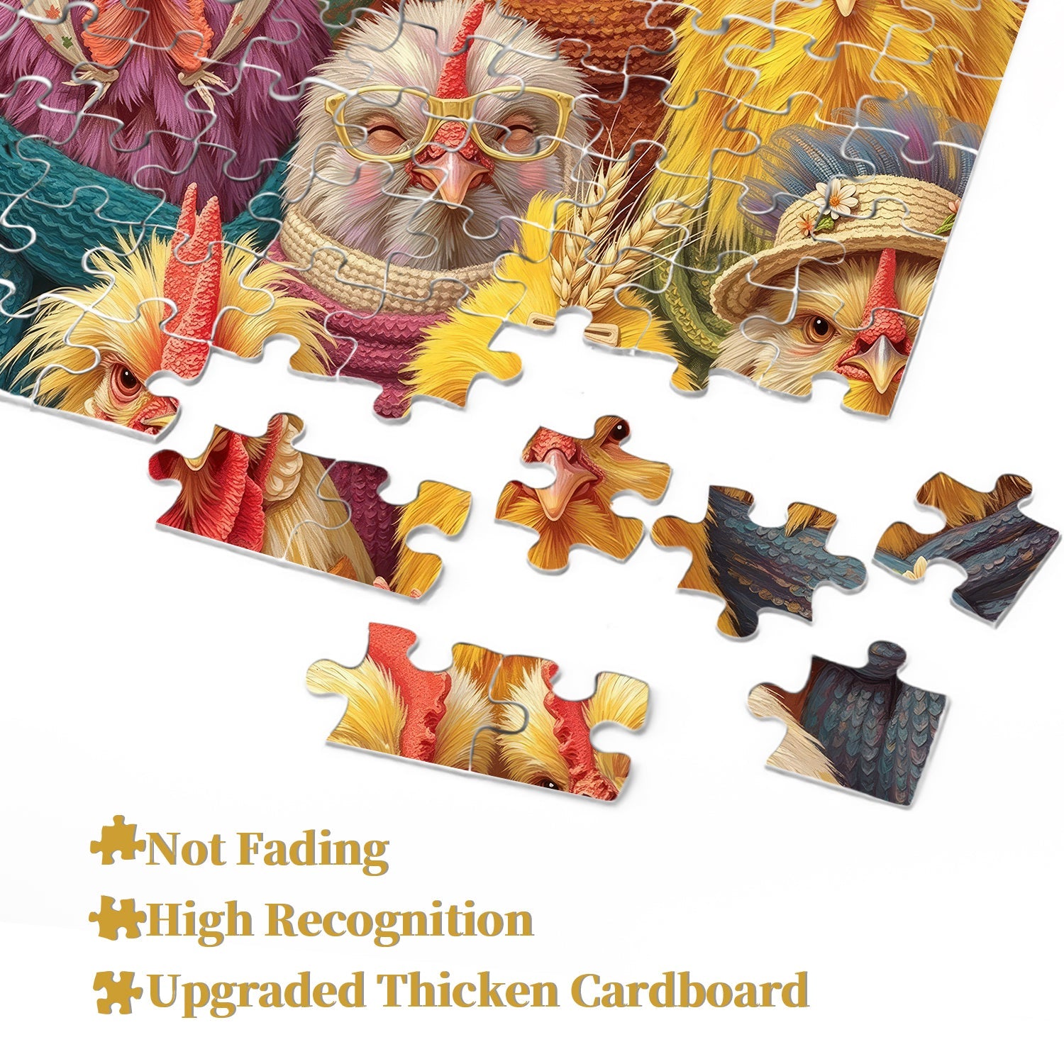 The Clucky Family  Jigsaw Puzzle 1000 Piece