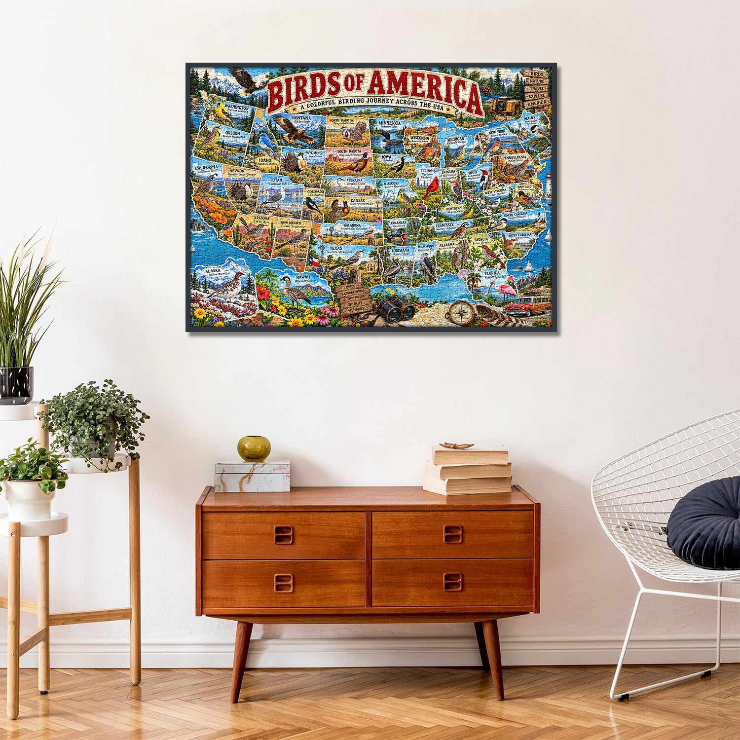 Birds of America Jigsaw Puzzle 1000 Pieces