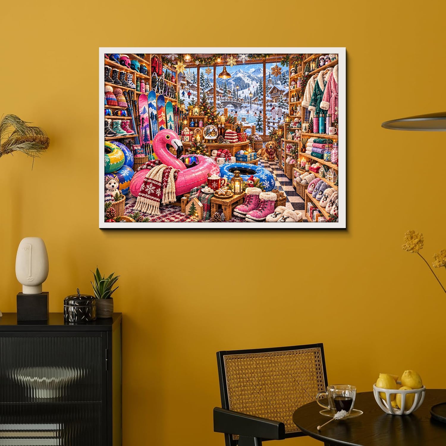 Winter Ski Shop Jigsaw Puzzle 1000 Piece