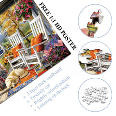 Lazy Day Cottage Jigsaw Puzzle 1000 Pieces