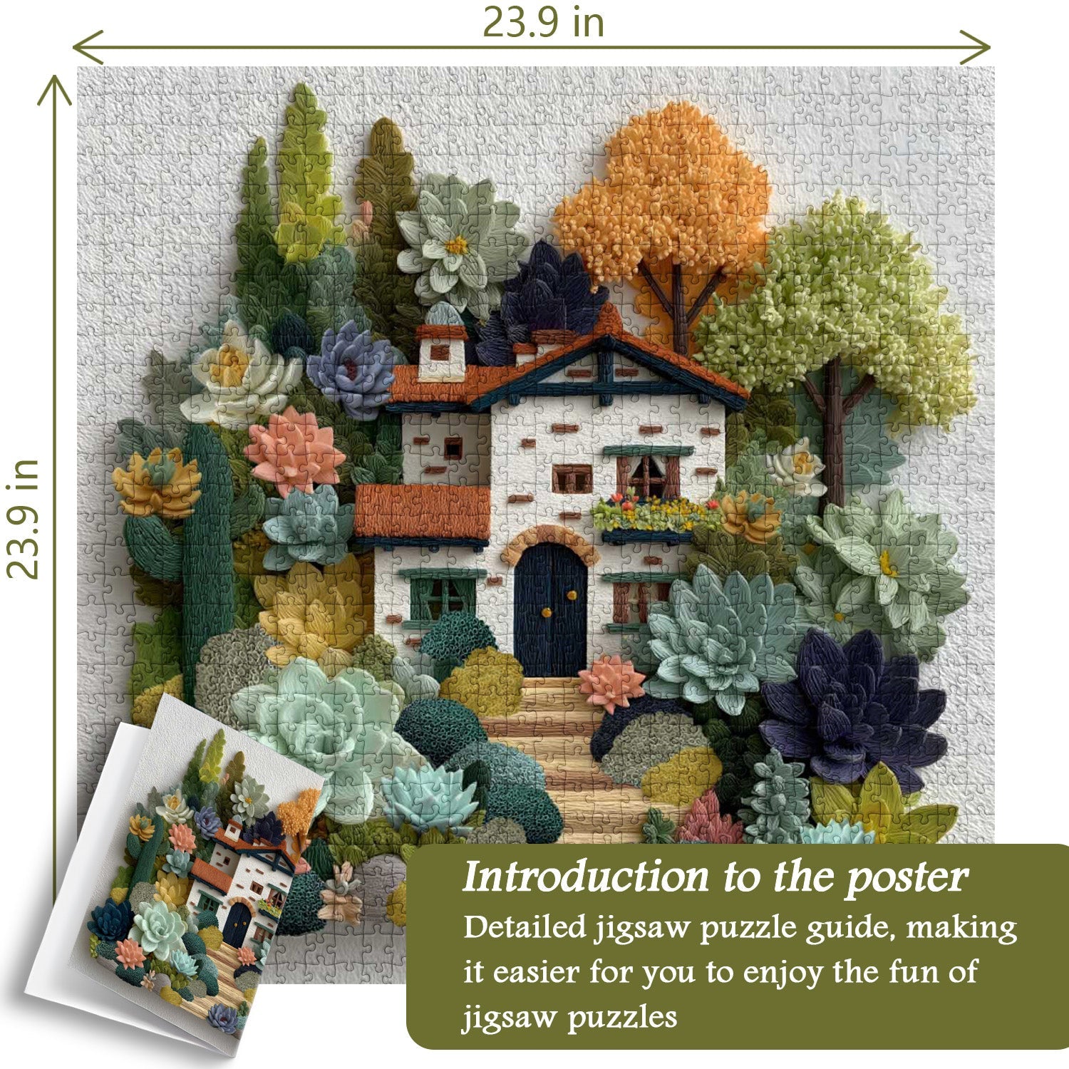 Succulent Home Jigsaw Puzzle 1000 Pieces